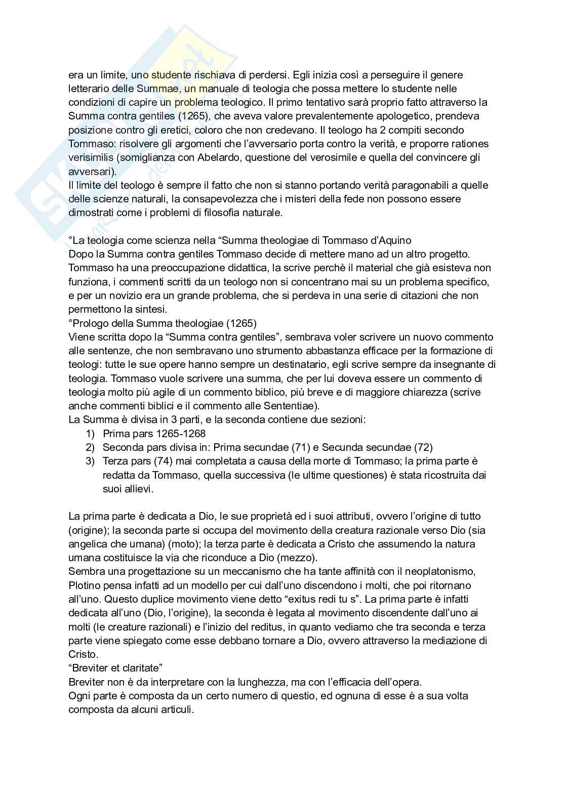 Riassunto esame Storia della filosofia medievale, Prof. Colli Andrea, libro consigliato Filosofie medievali. Dalla tarda antichità all’Umanesimo , Catapano Pag. 16