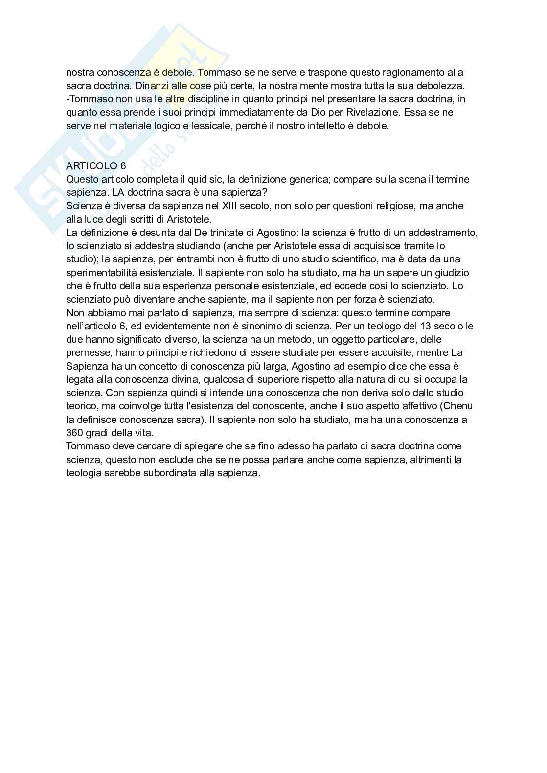 Riassunto esame Storia della filosofia medievale, Prof. Colli Andrea, libro consigliato Filosofie medievali. Dalla tarda antichità all’Umanesimo , Catapano Pag. 21