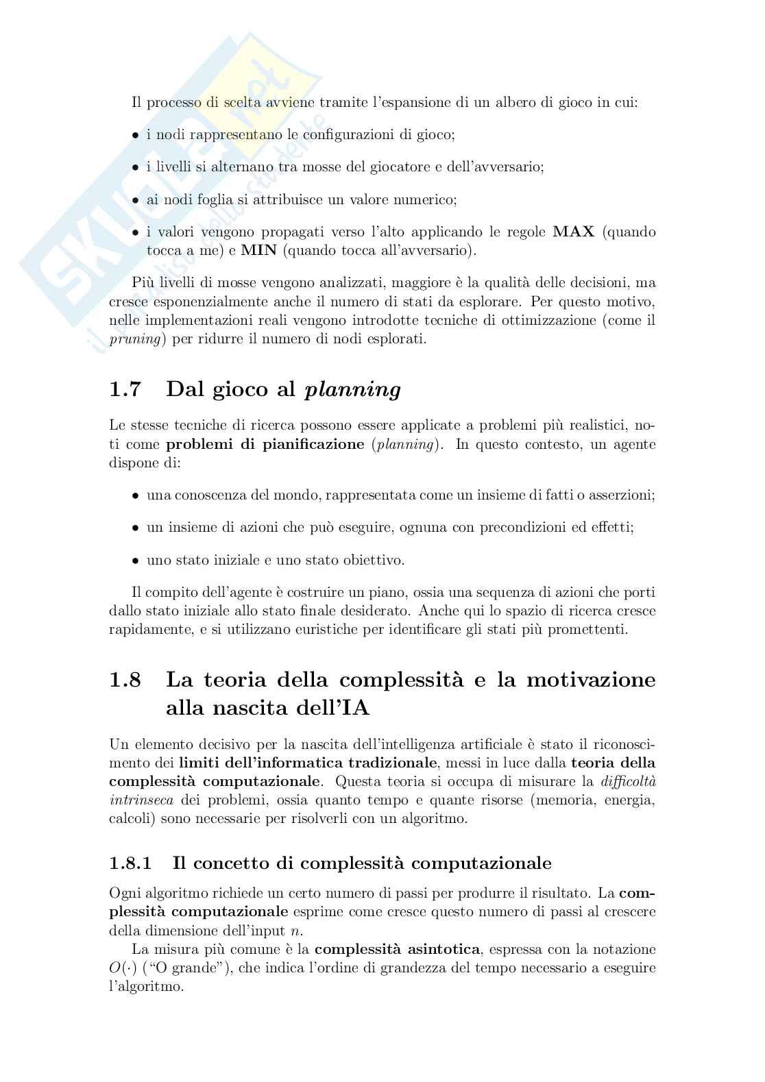 Appunti completi Intelligenza artificiale  Pag. 11