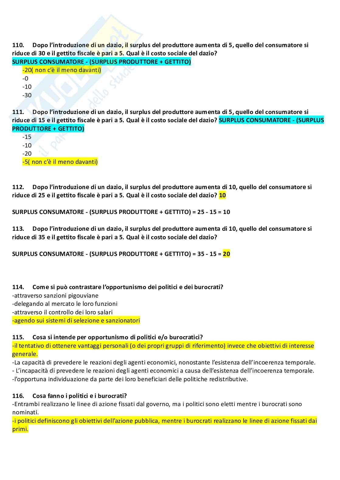 Domande esame di Politiche economiche europee Pag. 21