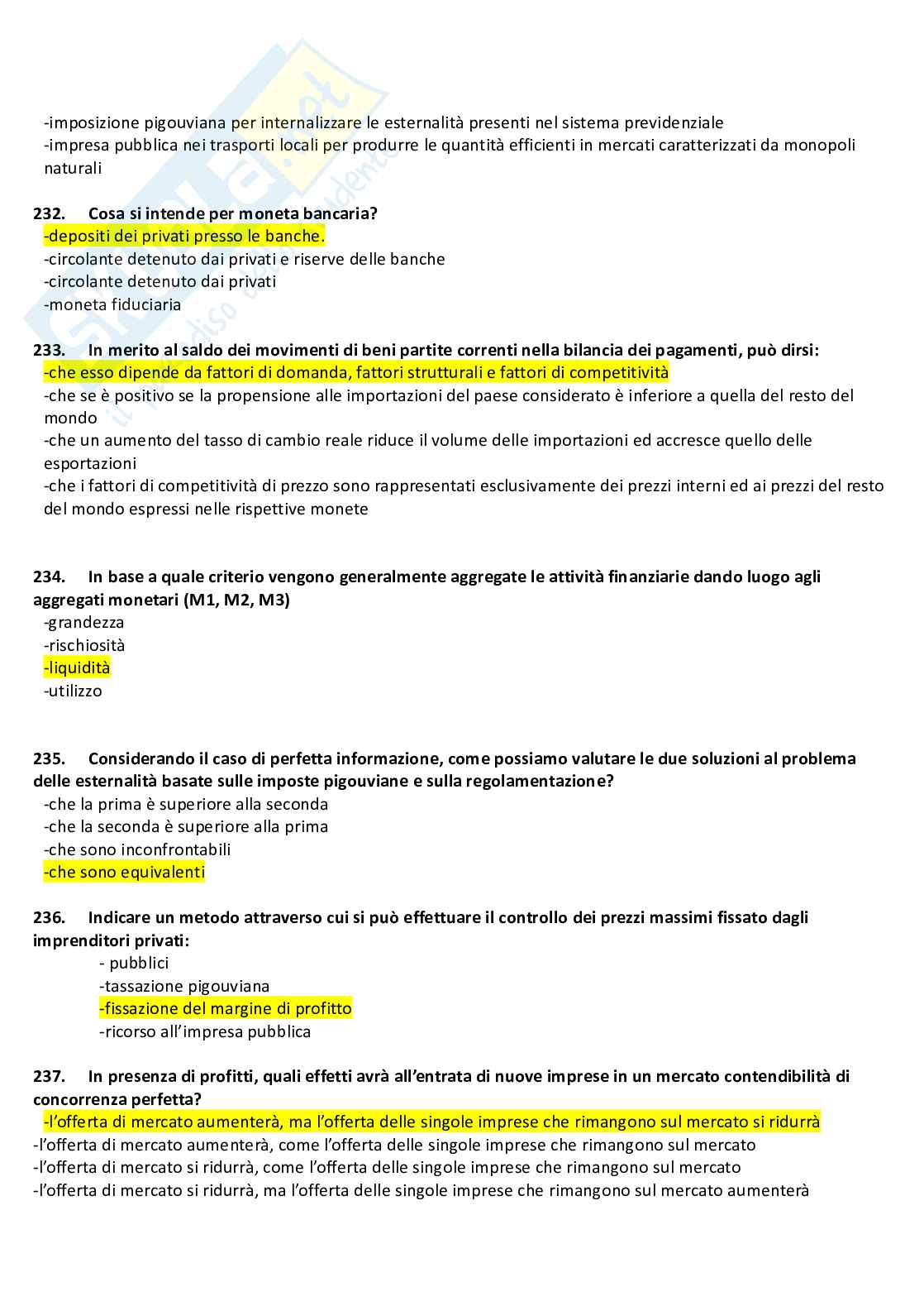 Domande esame di Politiche economiche europee Pag. 41