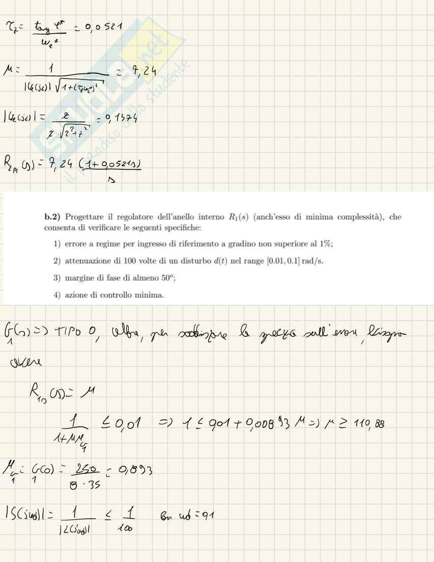 Tracce svolte Controlli automatici - B-3 Pag. 21
