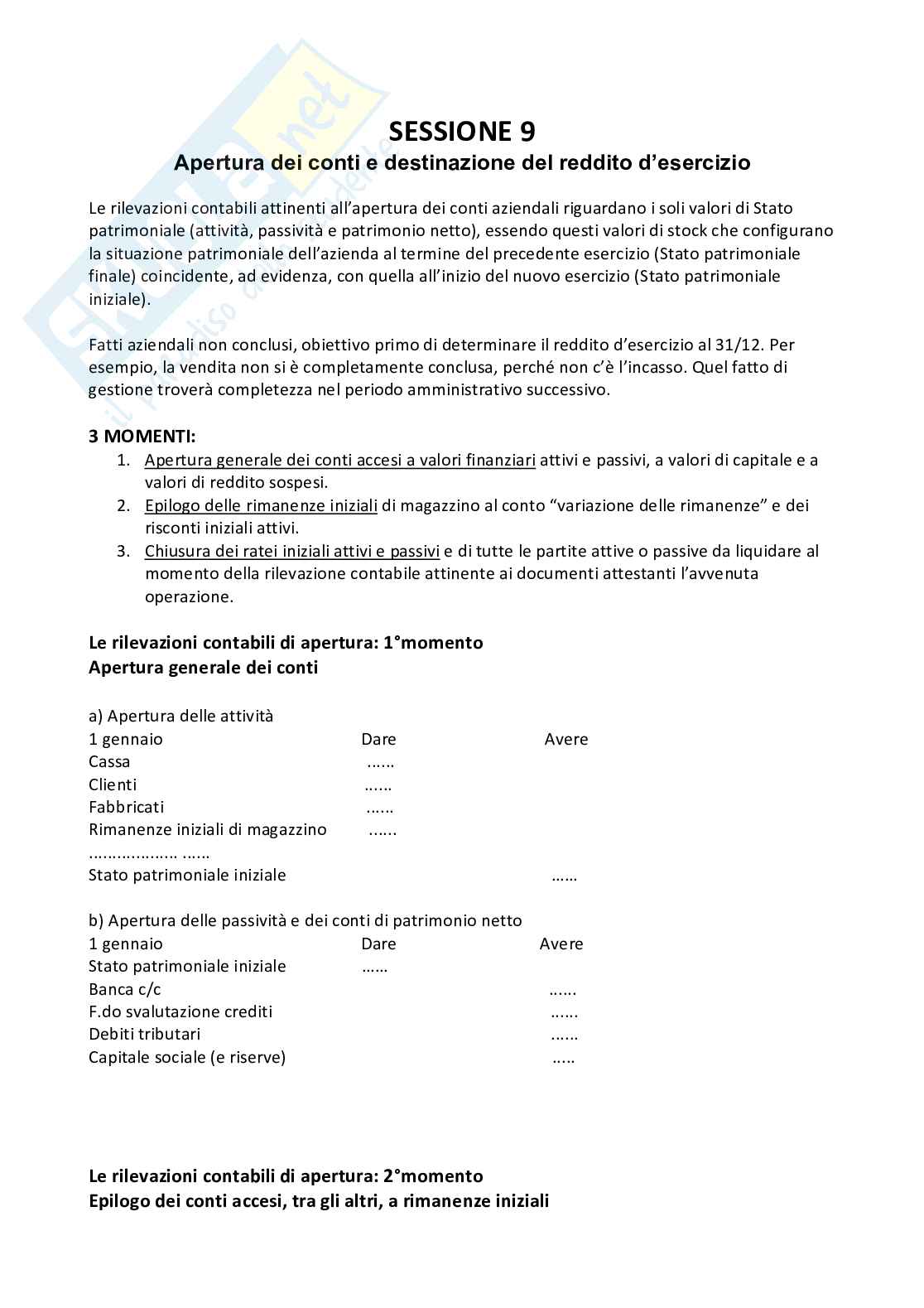 Contabilità e bilancio Pag. 1