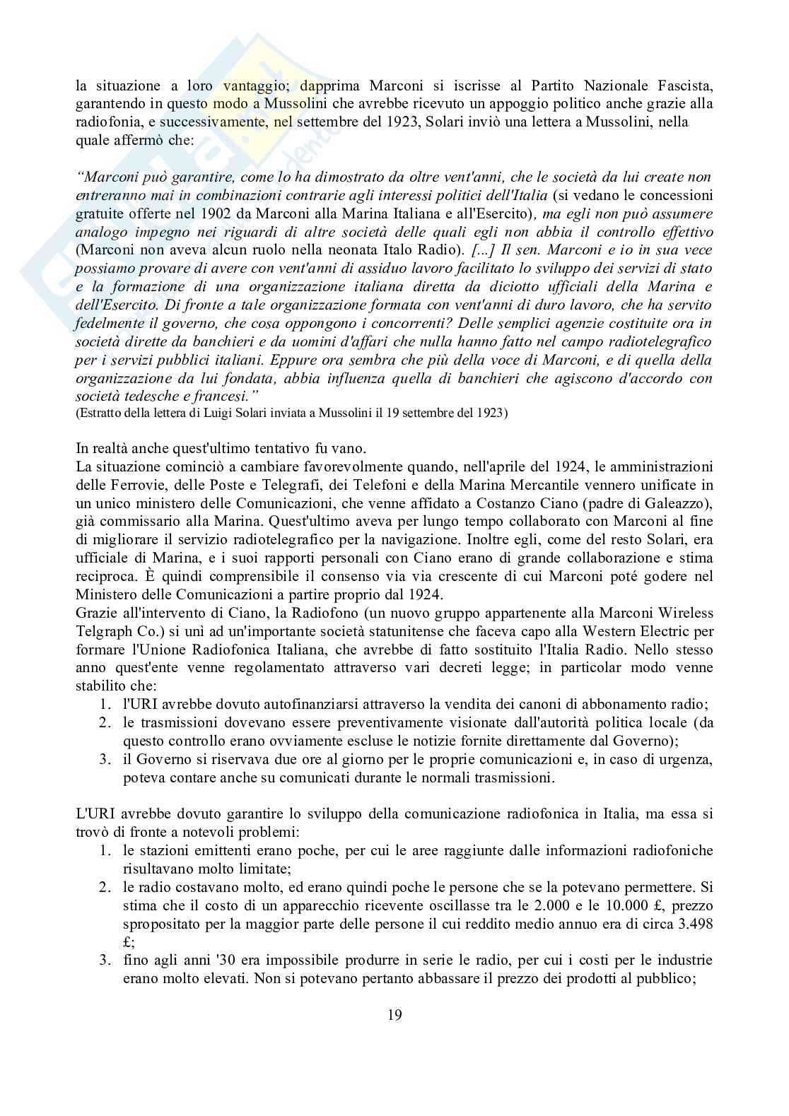 Guglielmo Marconi imprenditore e scienziato... Pag. 21