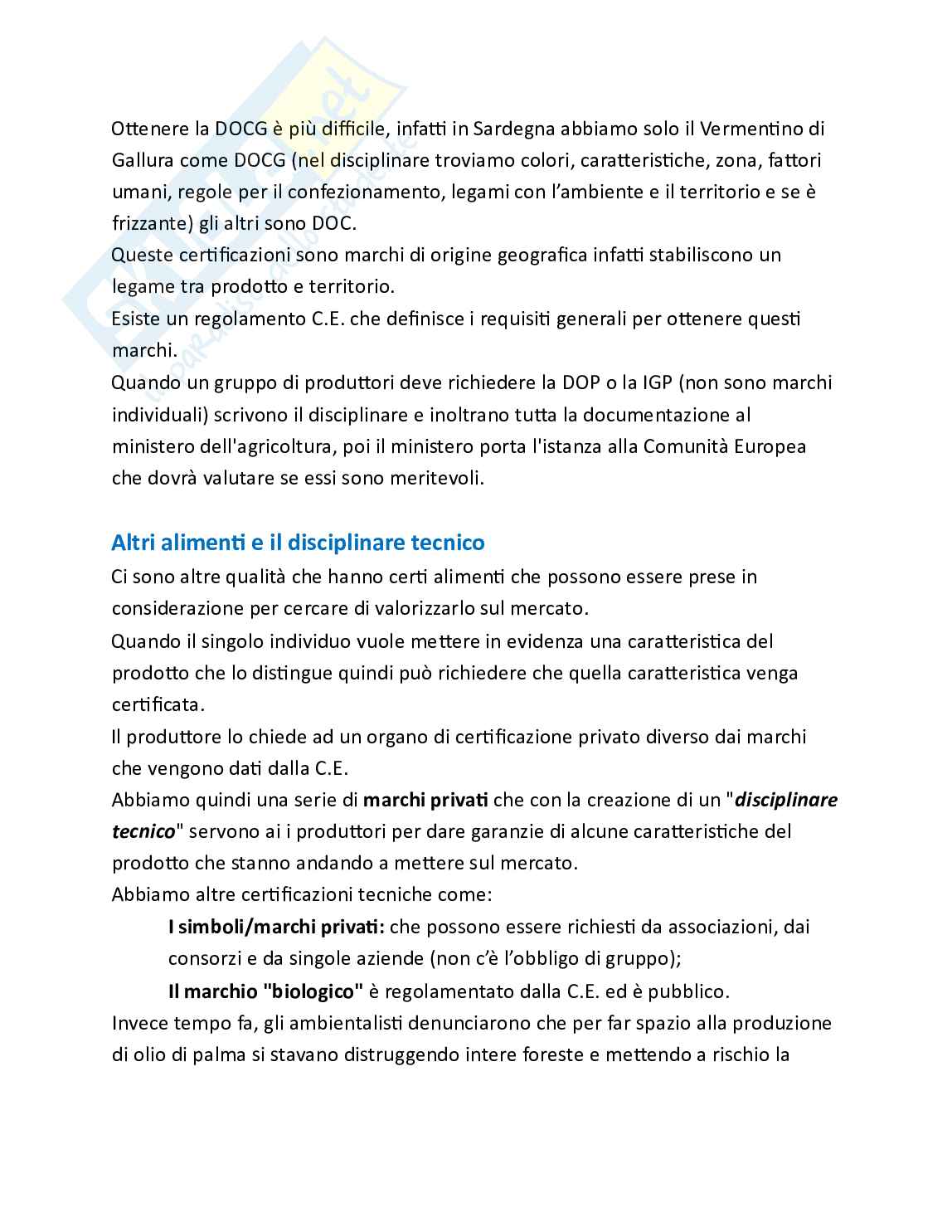 Risorse e ambiente - Parte 3 - Qualità, sicurezza e sostenibilità agroalimentare Pag. 2