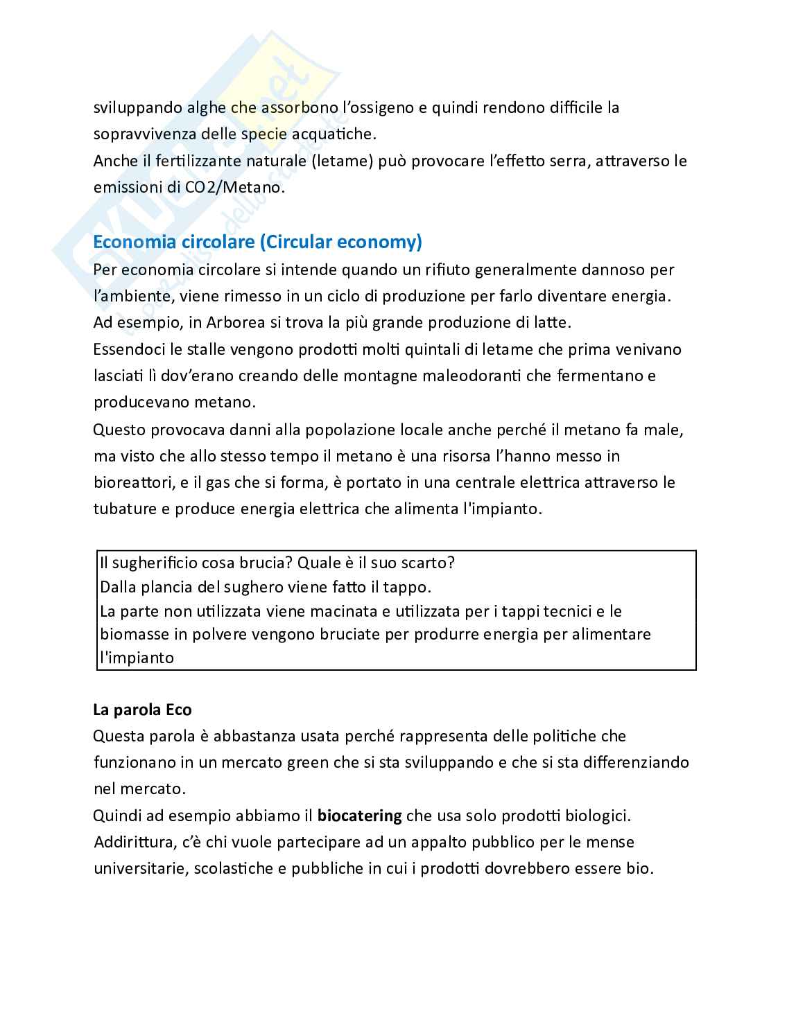 Risorse e ambiente - Parte 3 - Qualità, sicurezza e sostenibilità agroalimentare Pag. 6