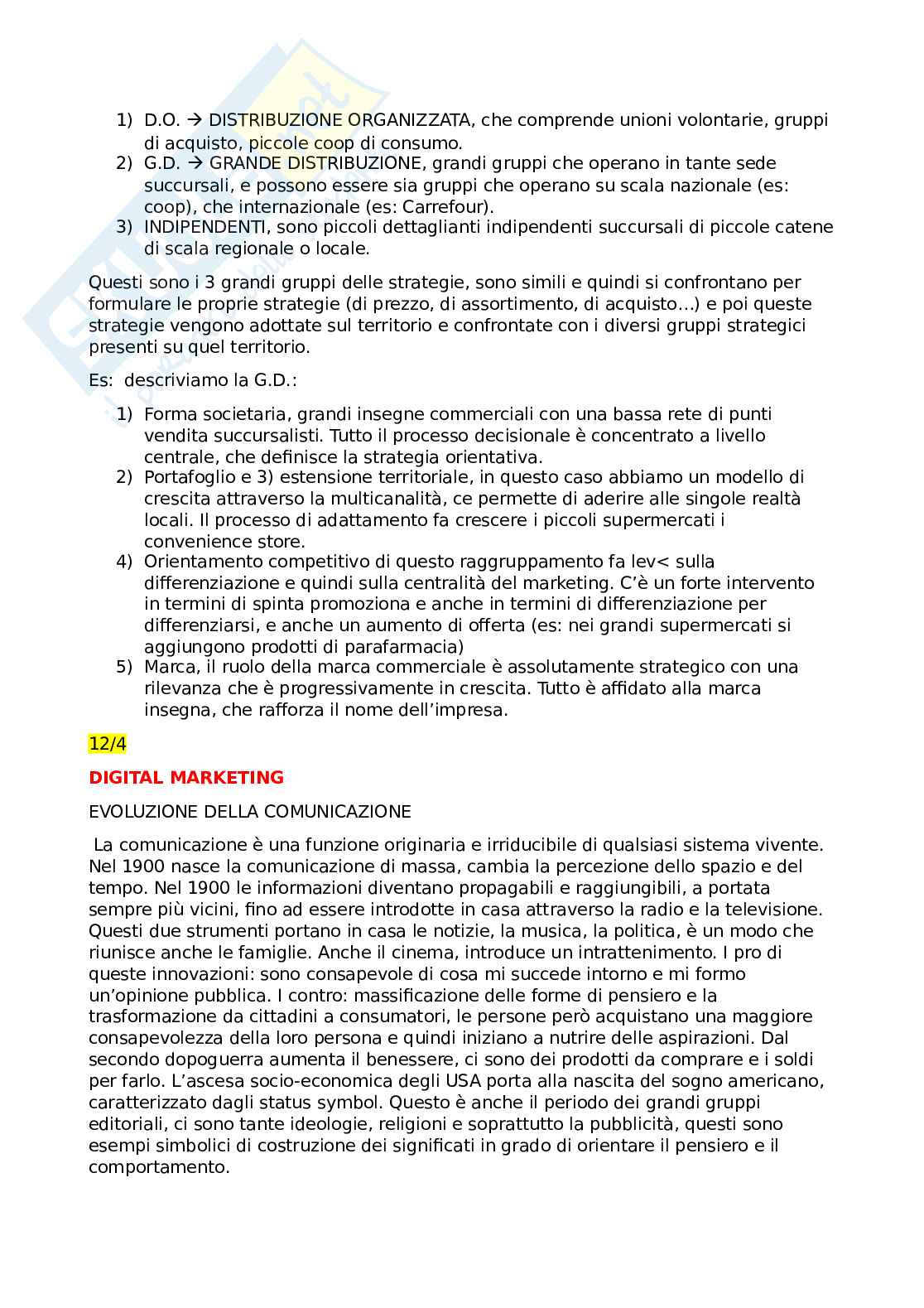Appunti di marketing Pag. 46