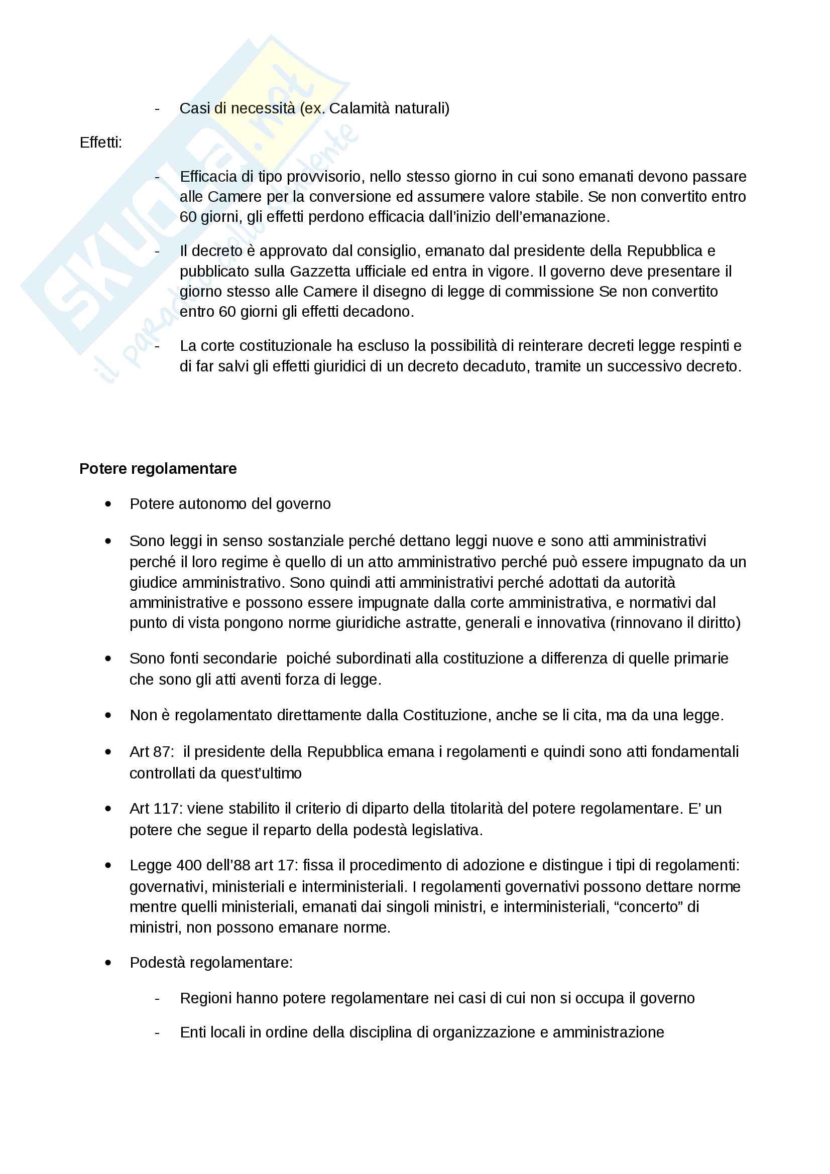 Appunti Diritto Pubblico 1° Anno Economia Bicocca Pag. 41
