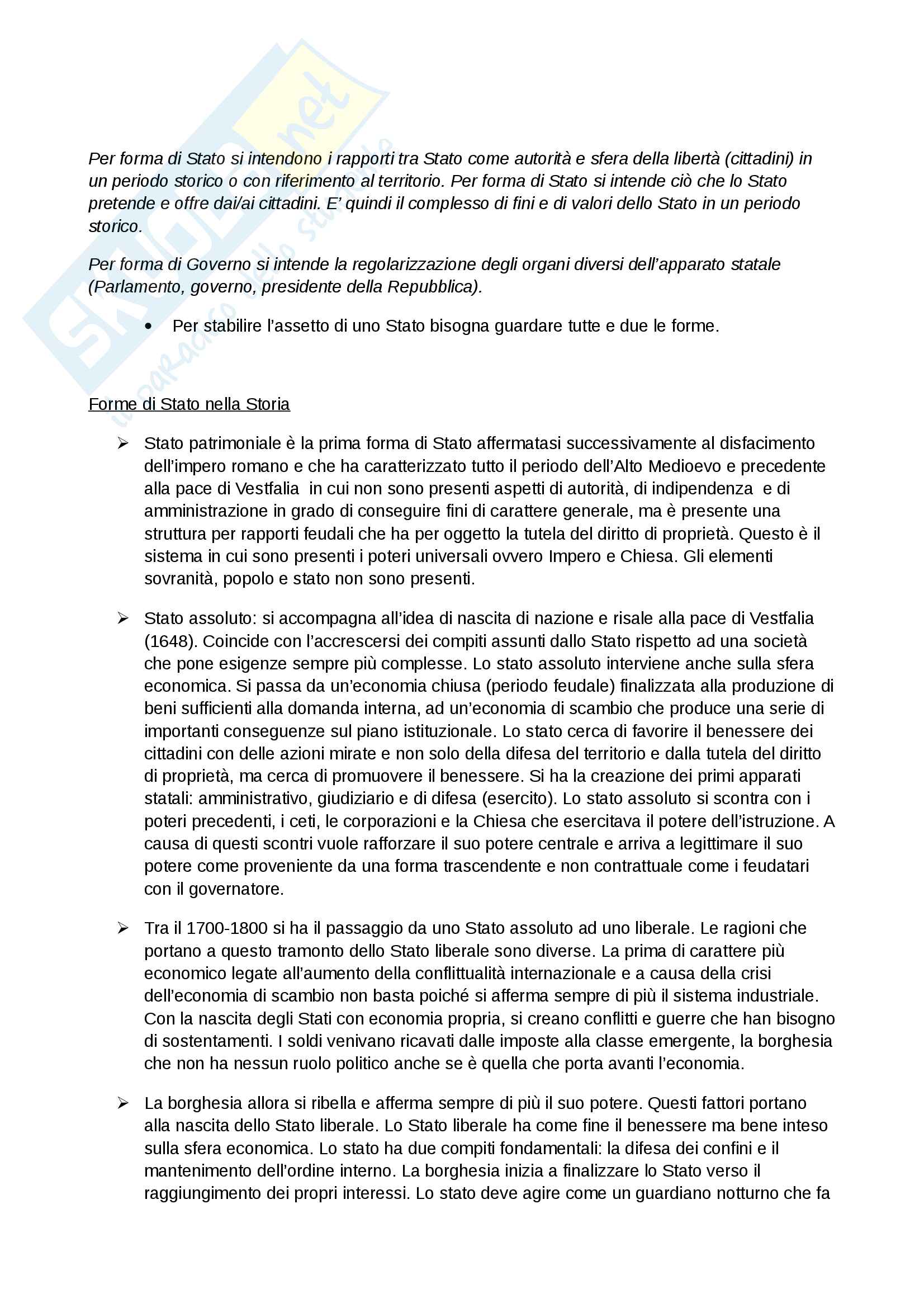 Appunti Diritto Pubblico 1° Anno Economia Bicocca Pag. 6