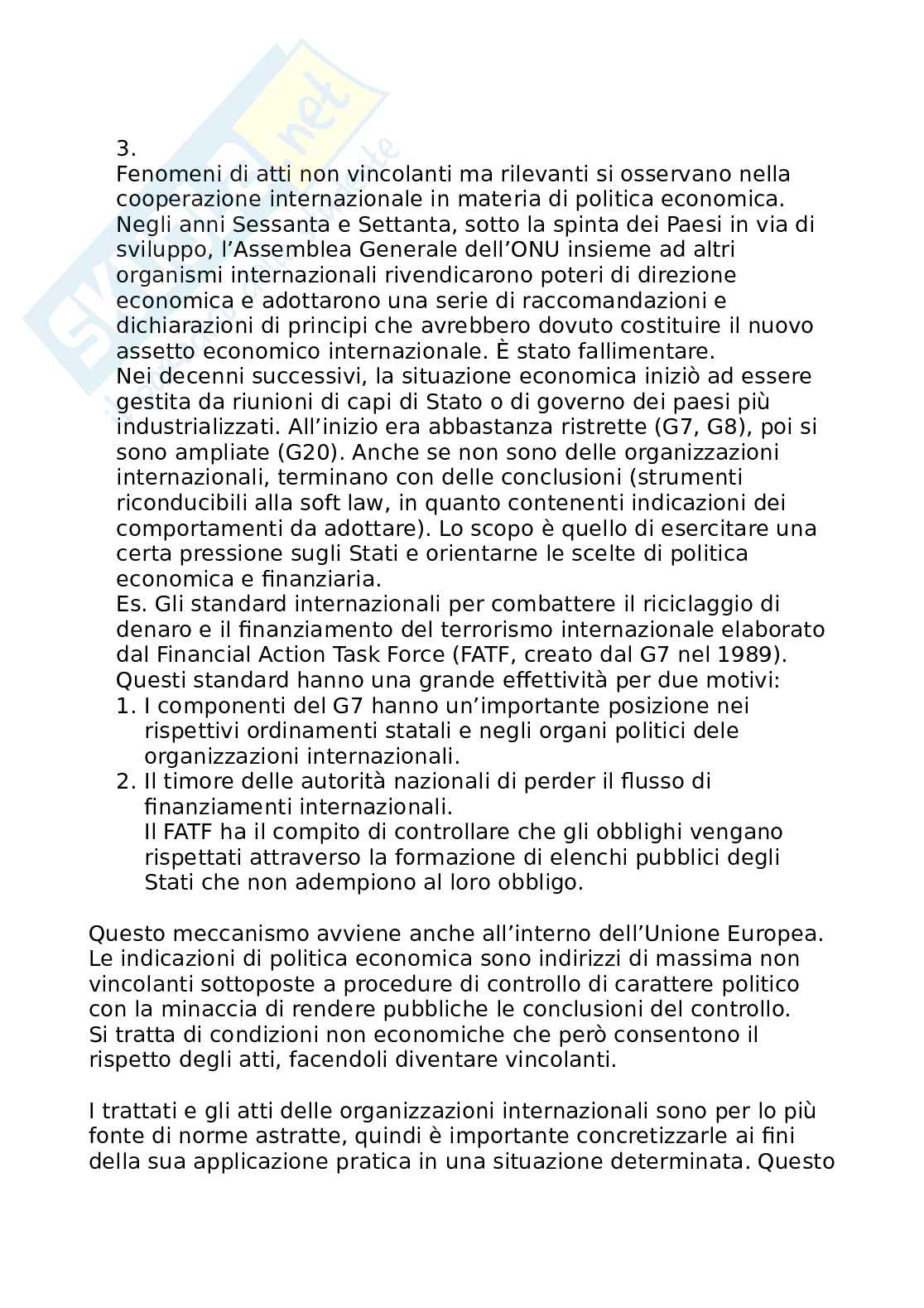Riassunto esame Diritto internazionale, Prof. Re Jacopo, libro consigliato Corso di diritto internazionale , De Sena, Starita Pag. 26