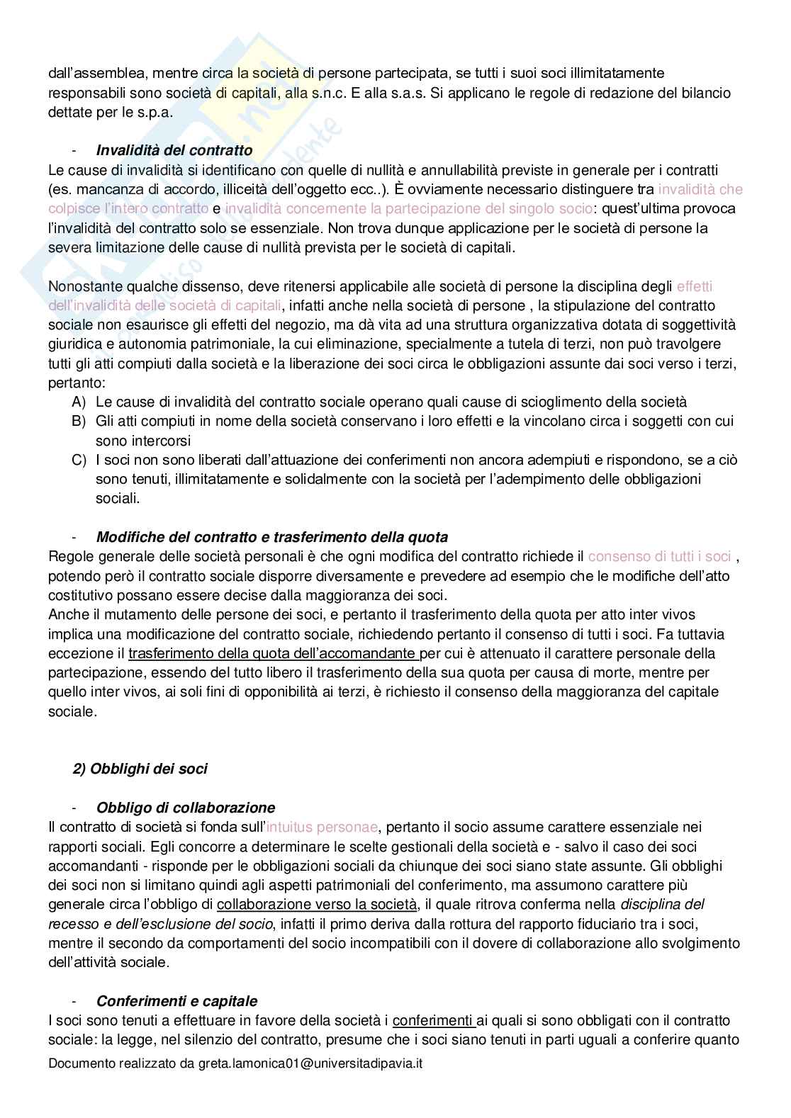 Riassunto esame Diritto commerciale, Prof. Cera Mario, libro consigliato Corso di diritto commerciale, Presto / Rescigno Pag. 11