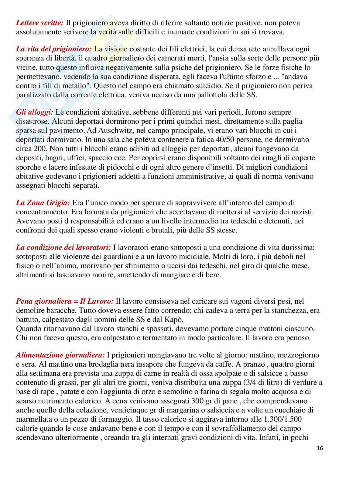Nazismo e persecuzione degli ebrei Pag. 16