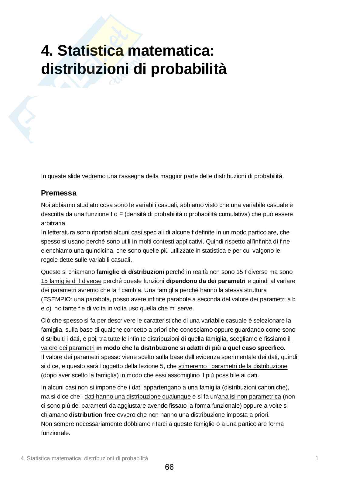 Appunti Elaborazione di dati biomedici Pag. 66