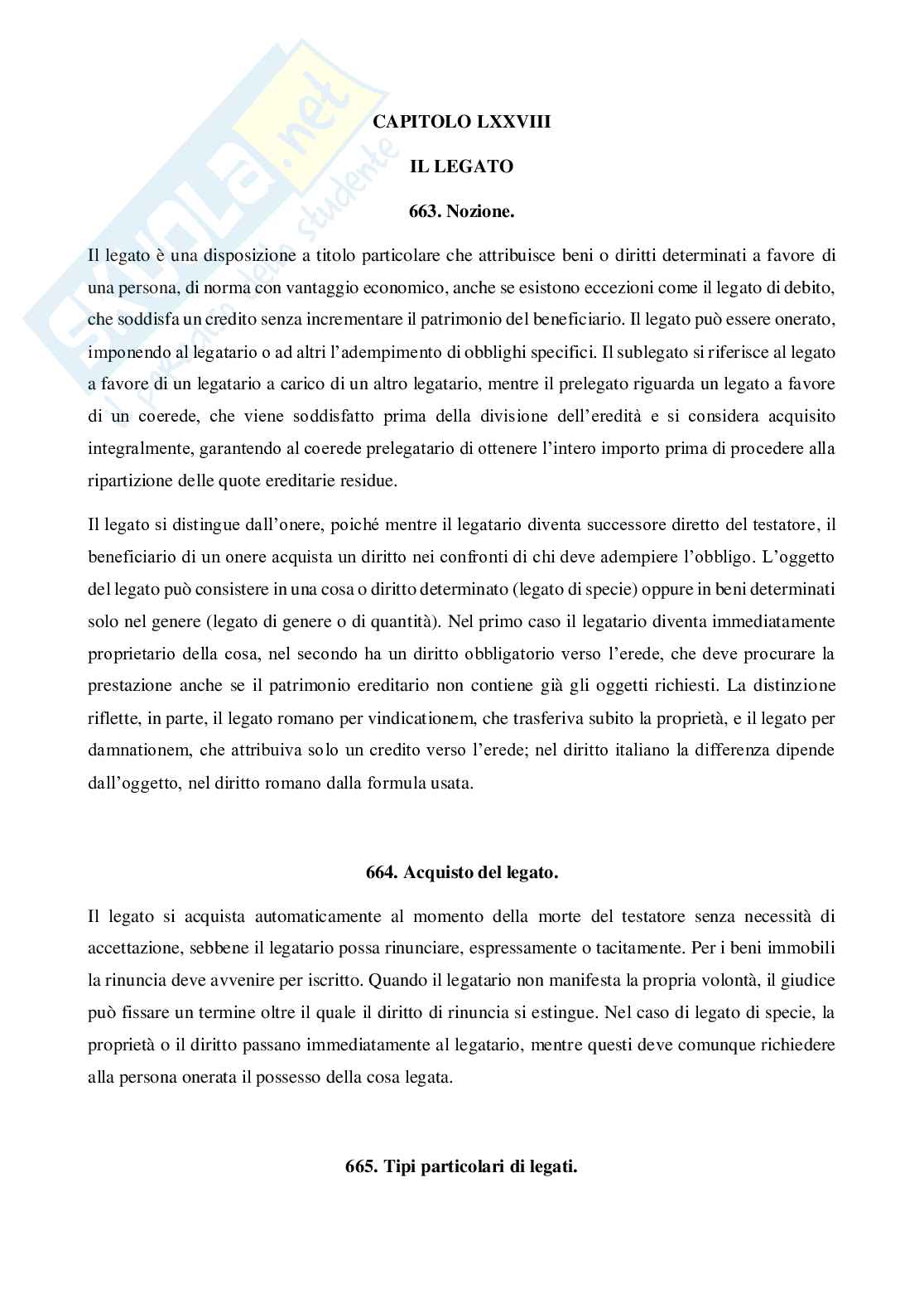 Riassunto esame diritto privato, Prof. Del Prato Enrico Elio, libro consigliato Manuale di Diritto Privato, Torrente, Schlesinger Pag. 31