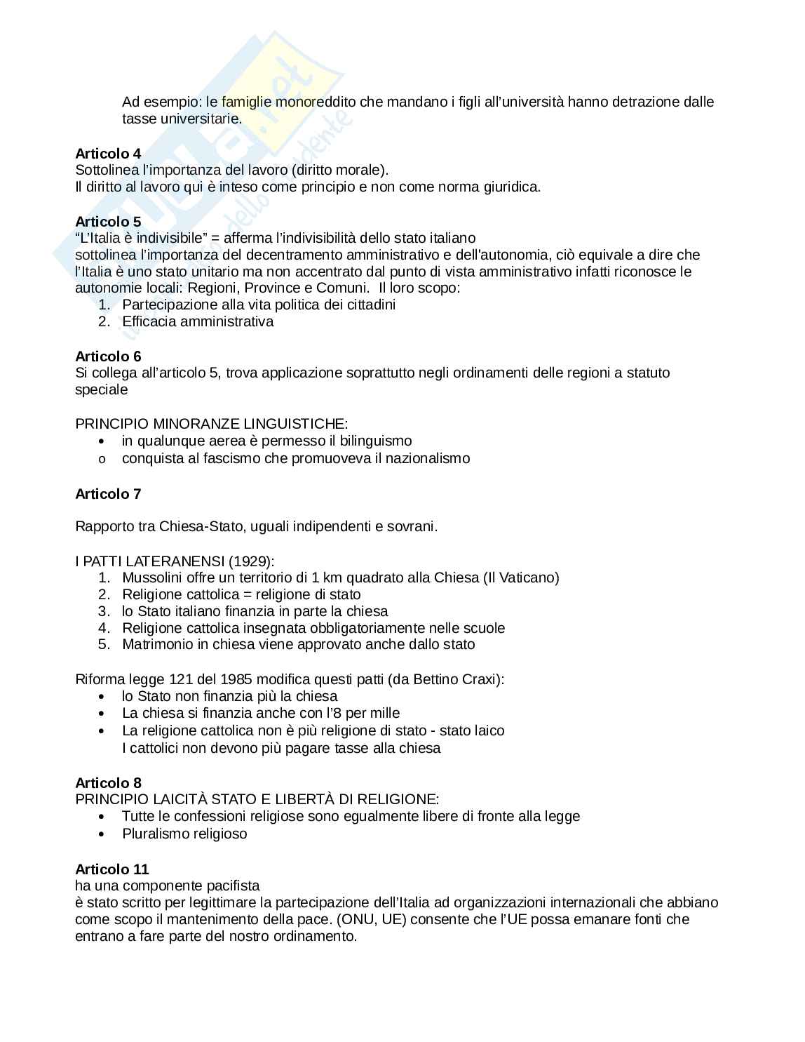 Riassunto esame Diritto pubblico, Prof. Atripaldi Mariangela, libro consigliato Manuale di diritto pubblico , Rossano Pag. 66
