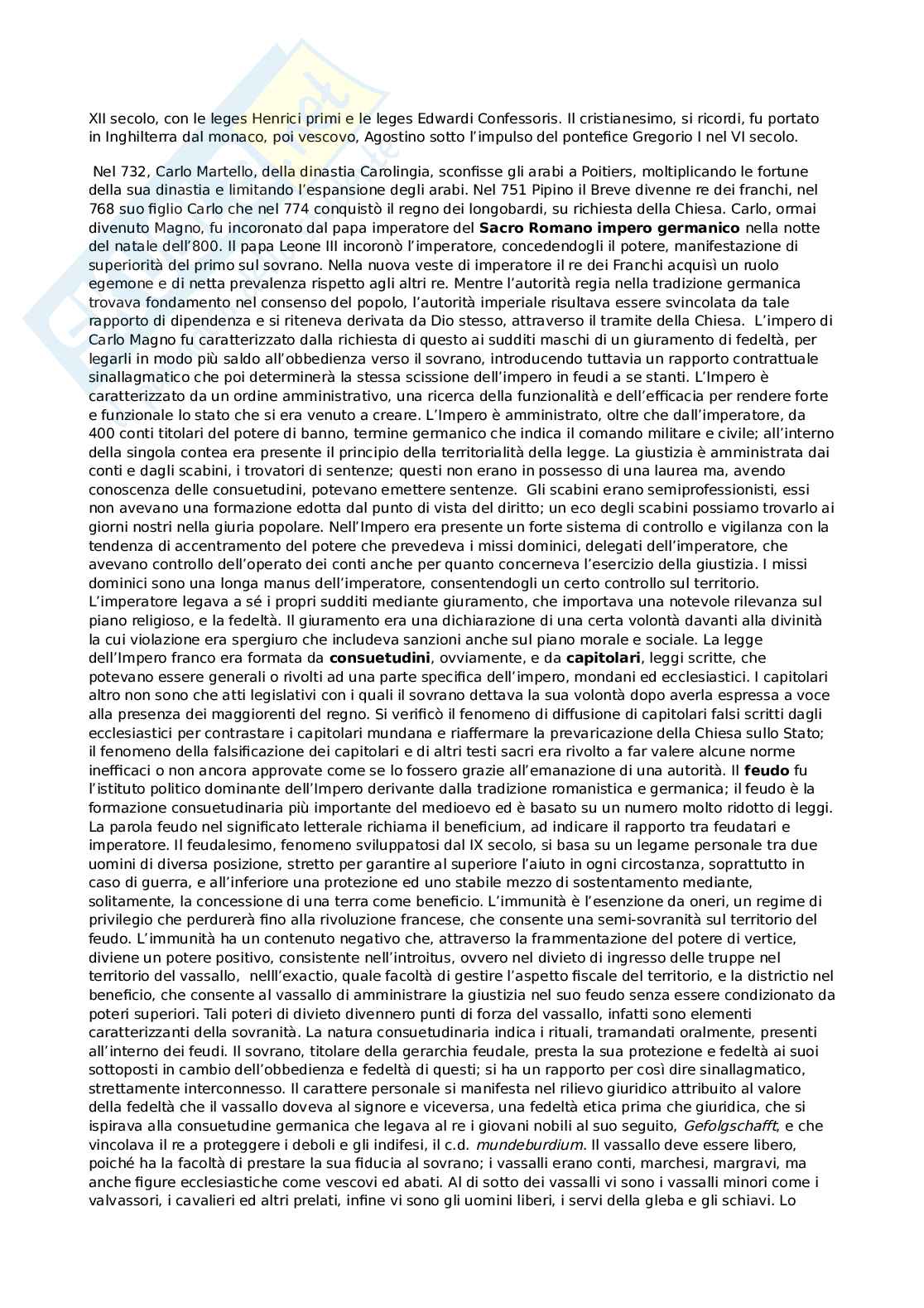 storia del diritto medievale e moderno Pag. 6