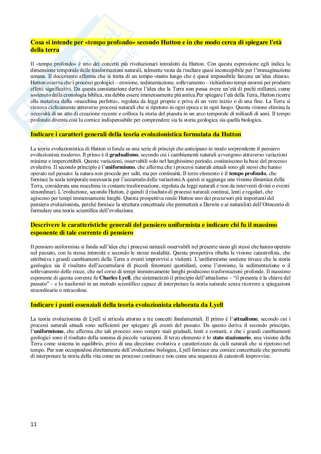 Domande aperte Antropologia  Pag. 11