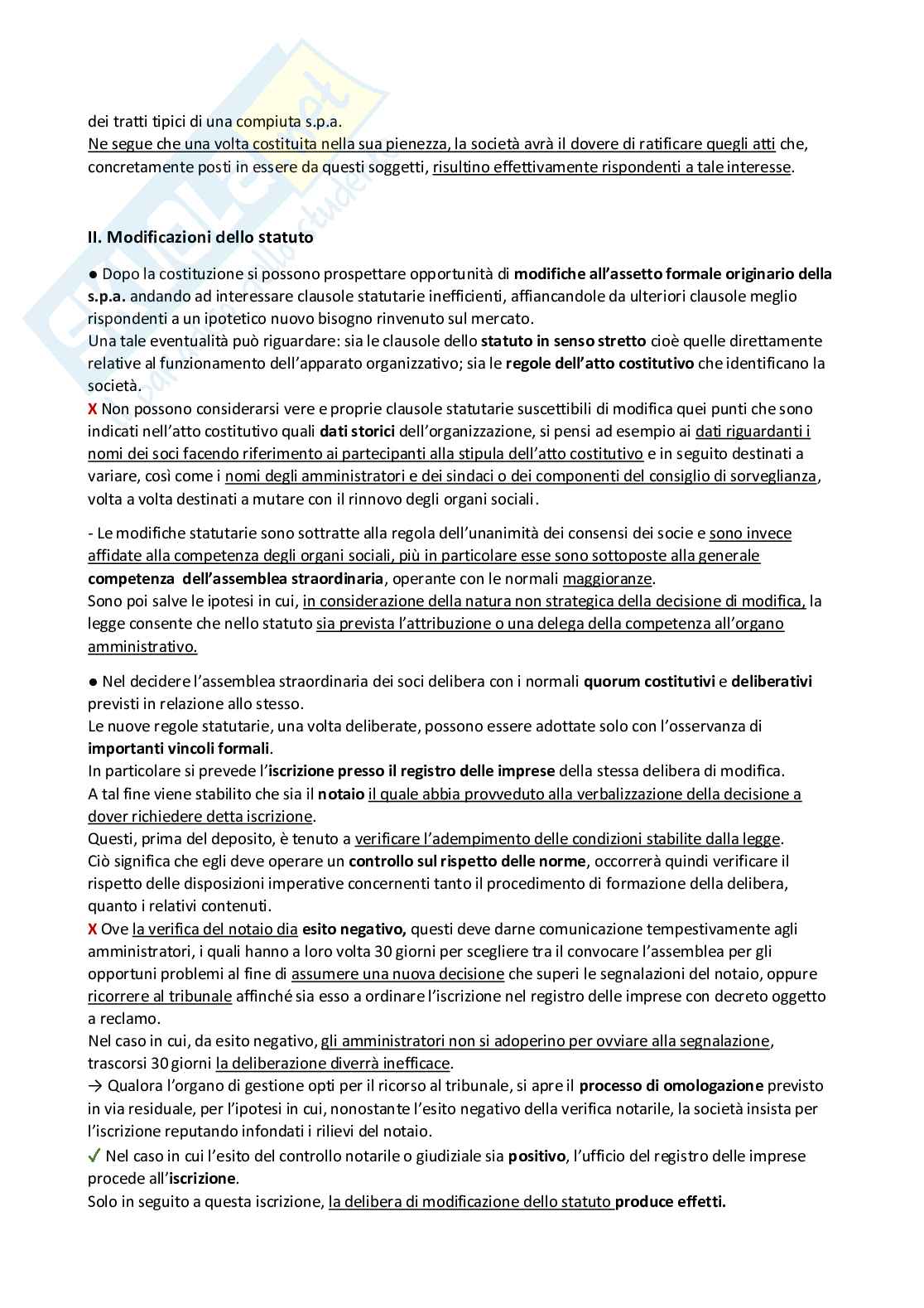 Riassunto esame Diritto commerciale - parte ii, Prof. Sciuto Maurizio, libro consigliato Diritto Commerciale - Diritto delle società III, Marco Cian Pag. 26
