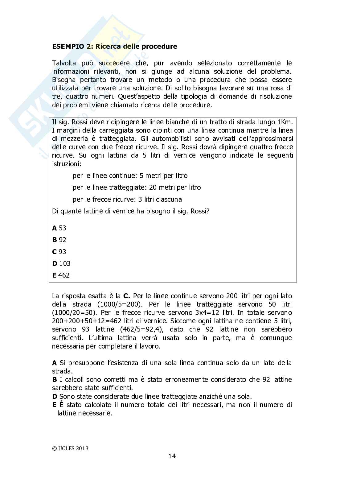 Programma Test Ingresso Medicina Veterinaria 2014 Pag. 16