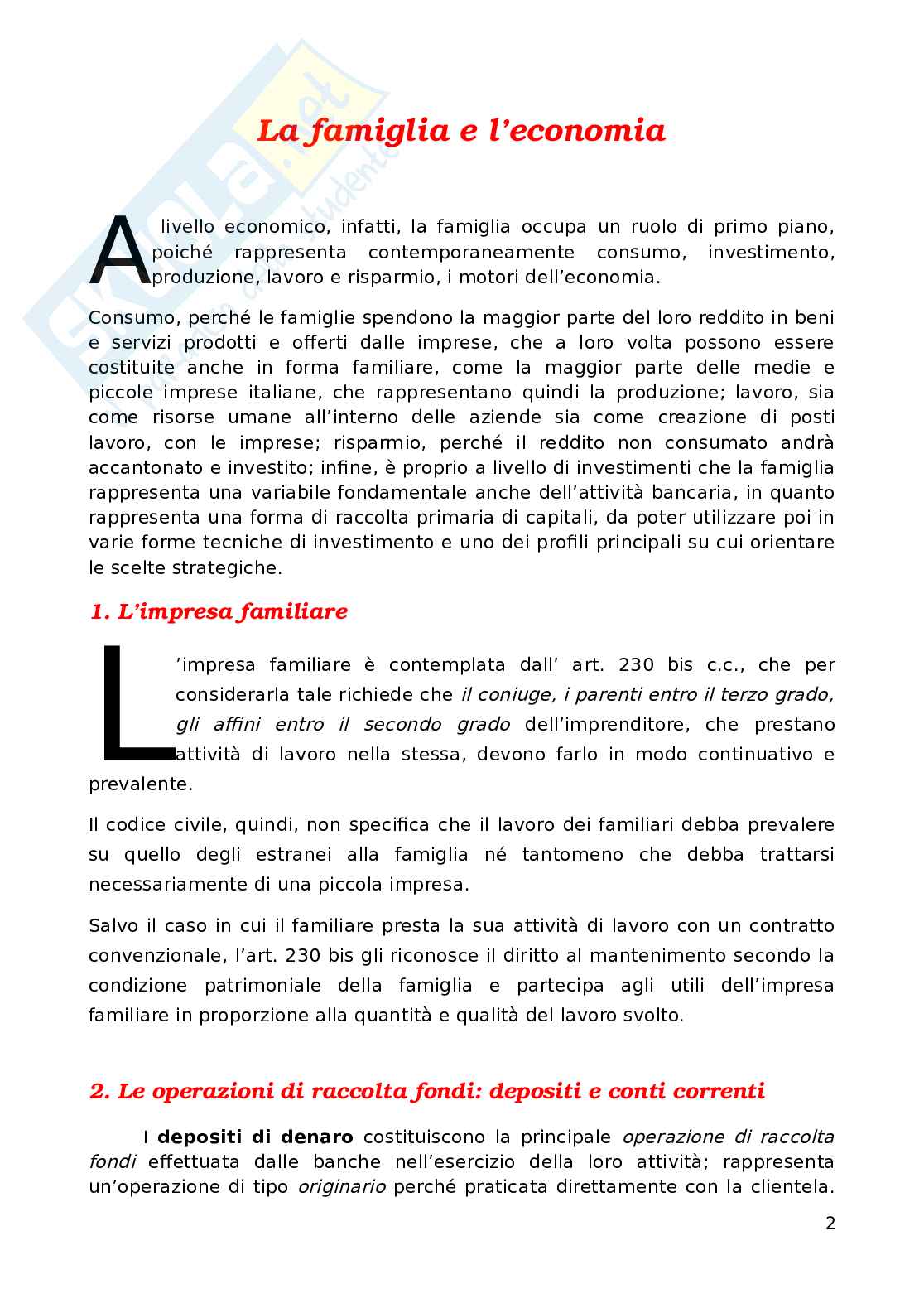 Famiglia, tesina Pag. 2