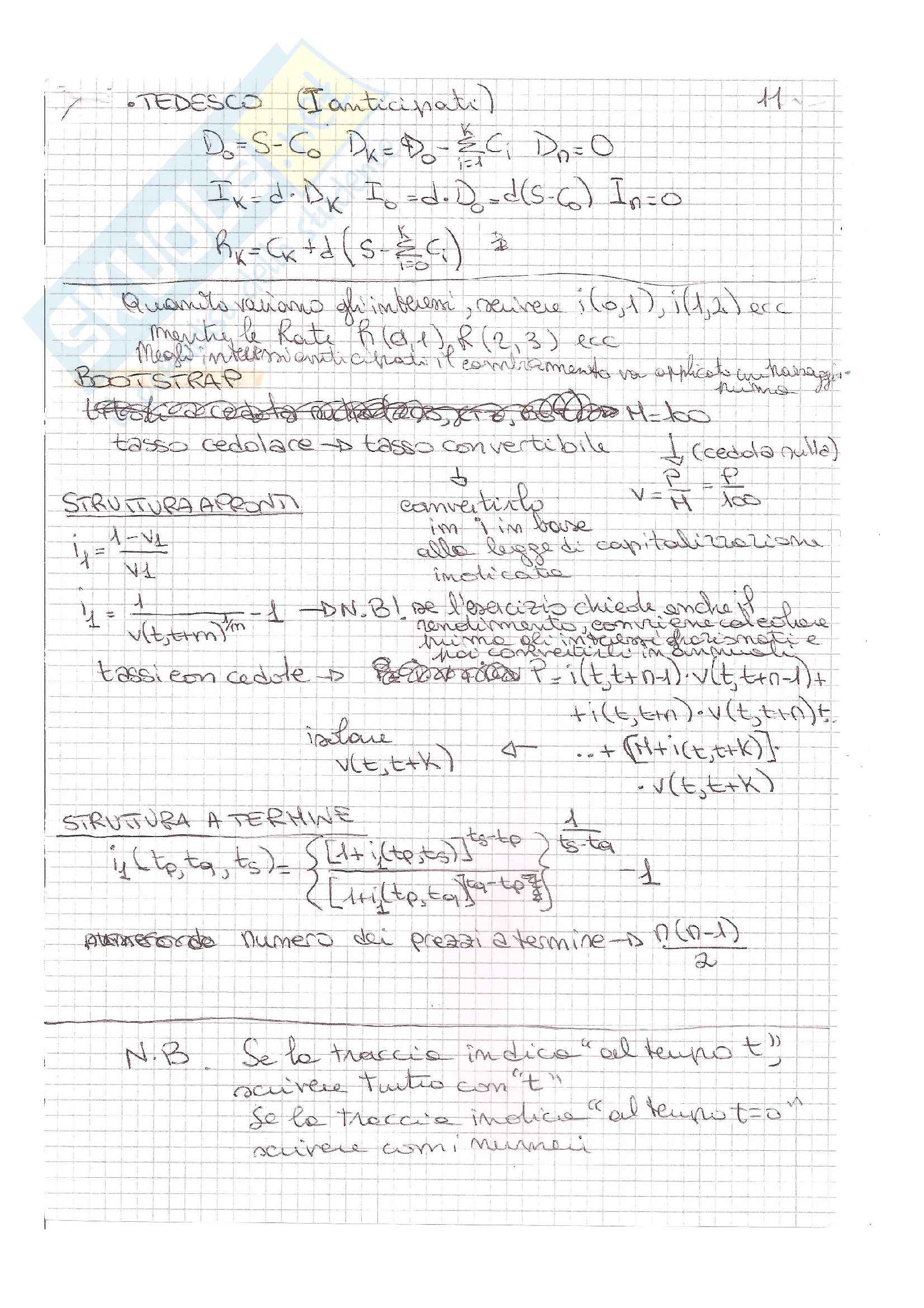 Matematica finanziaria - Teoria e svolgimento esercizi Pag. 11