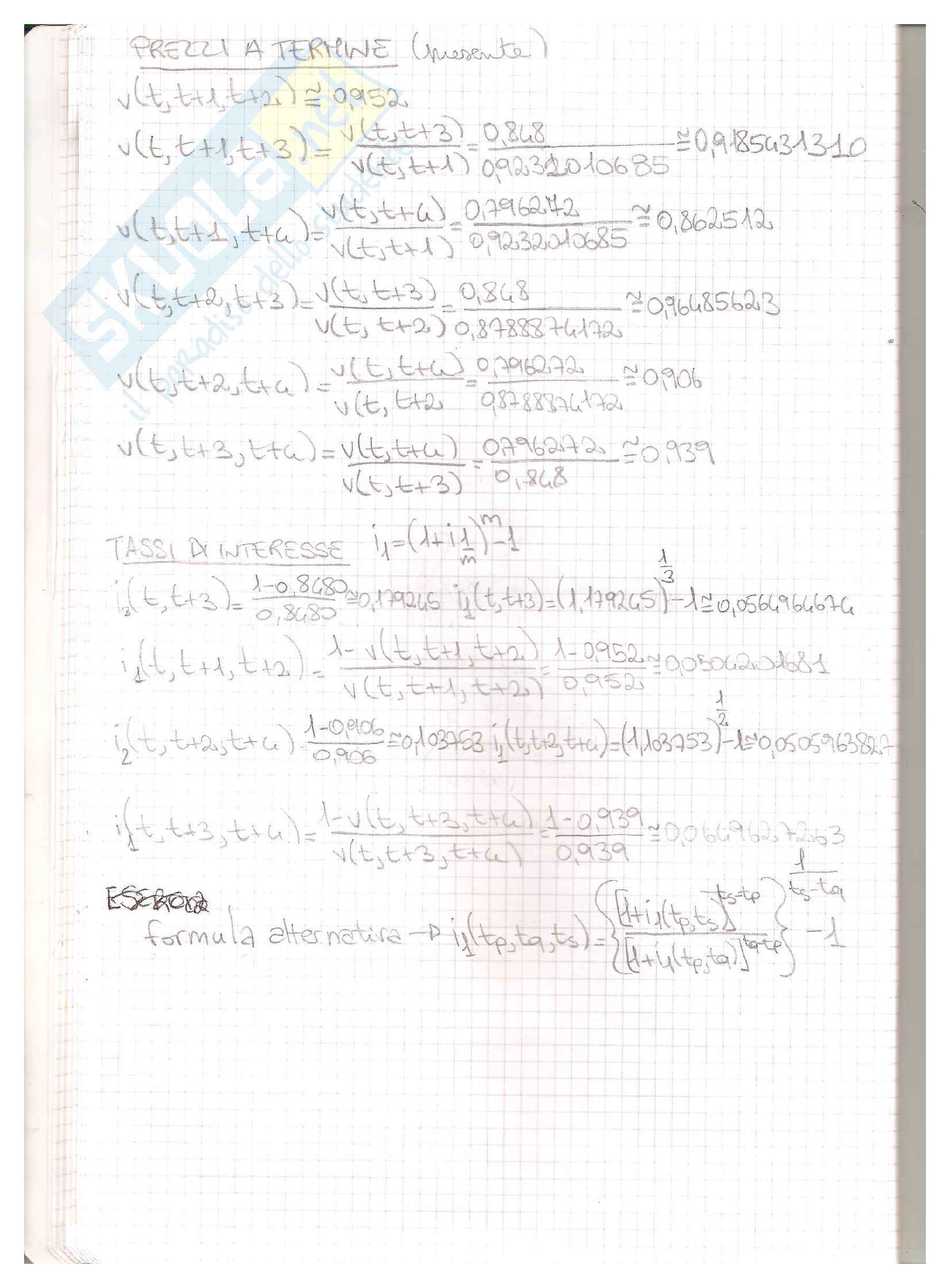 Matematica finanziaria - Teoria e svolgimento esercizi Pag. 26