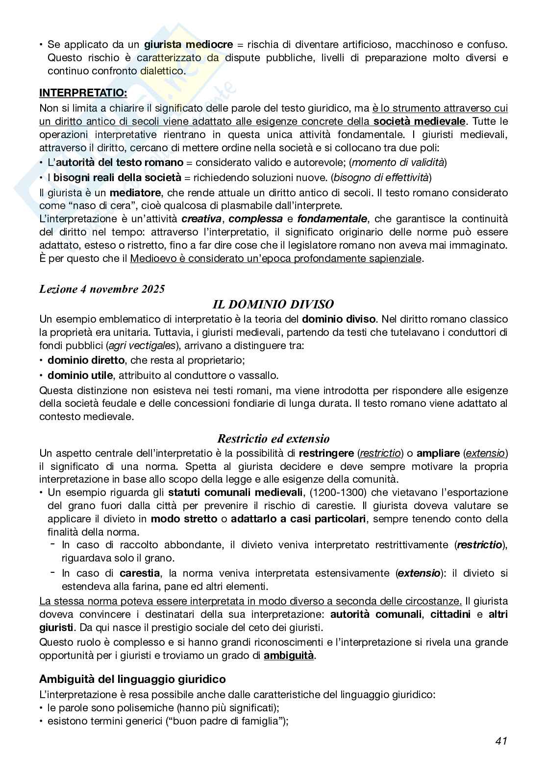 Appunti Storia del diritto medievale e moderno  Pag. 41