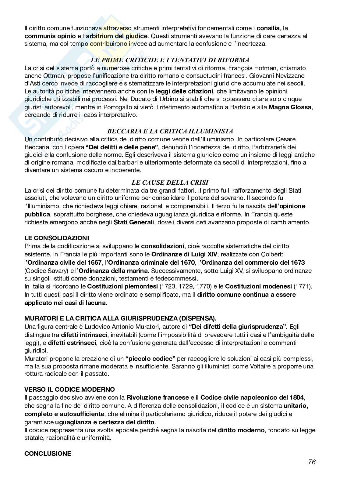 Appunti Storia del diritto medievale e moderno  Pag. 76