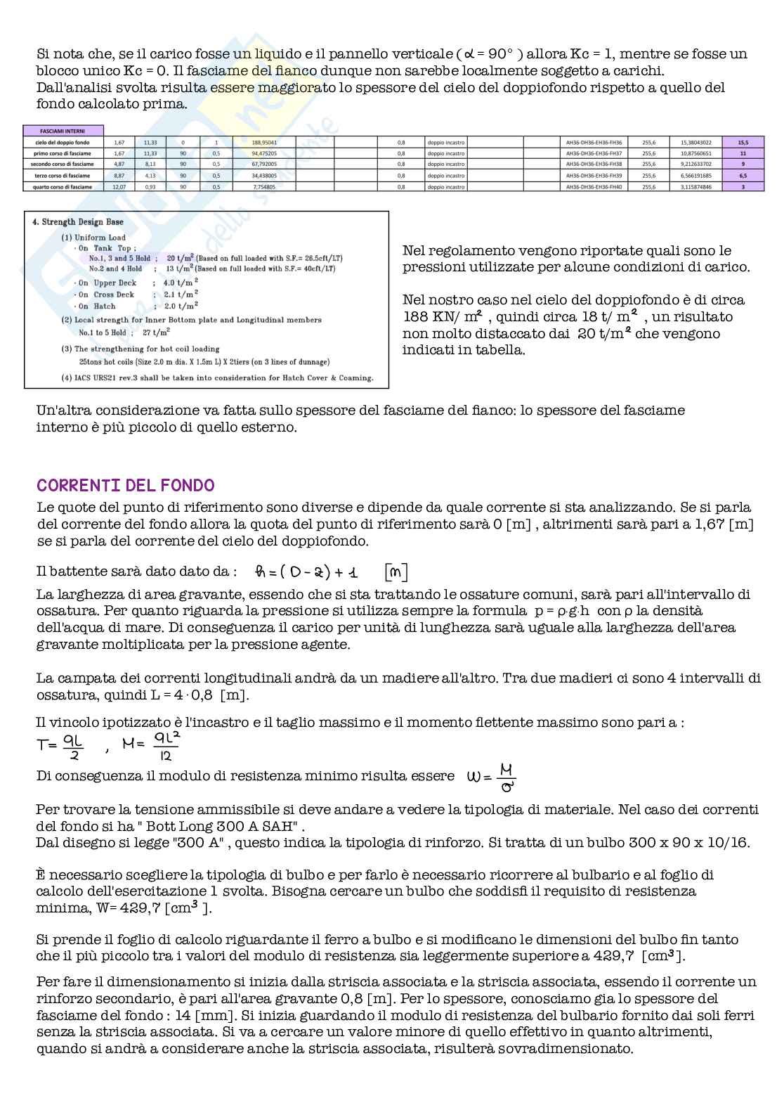 Esercitazioni Costruzioni navali 2 Pag. 16