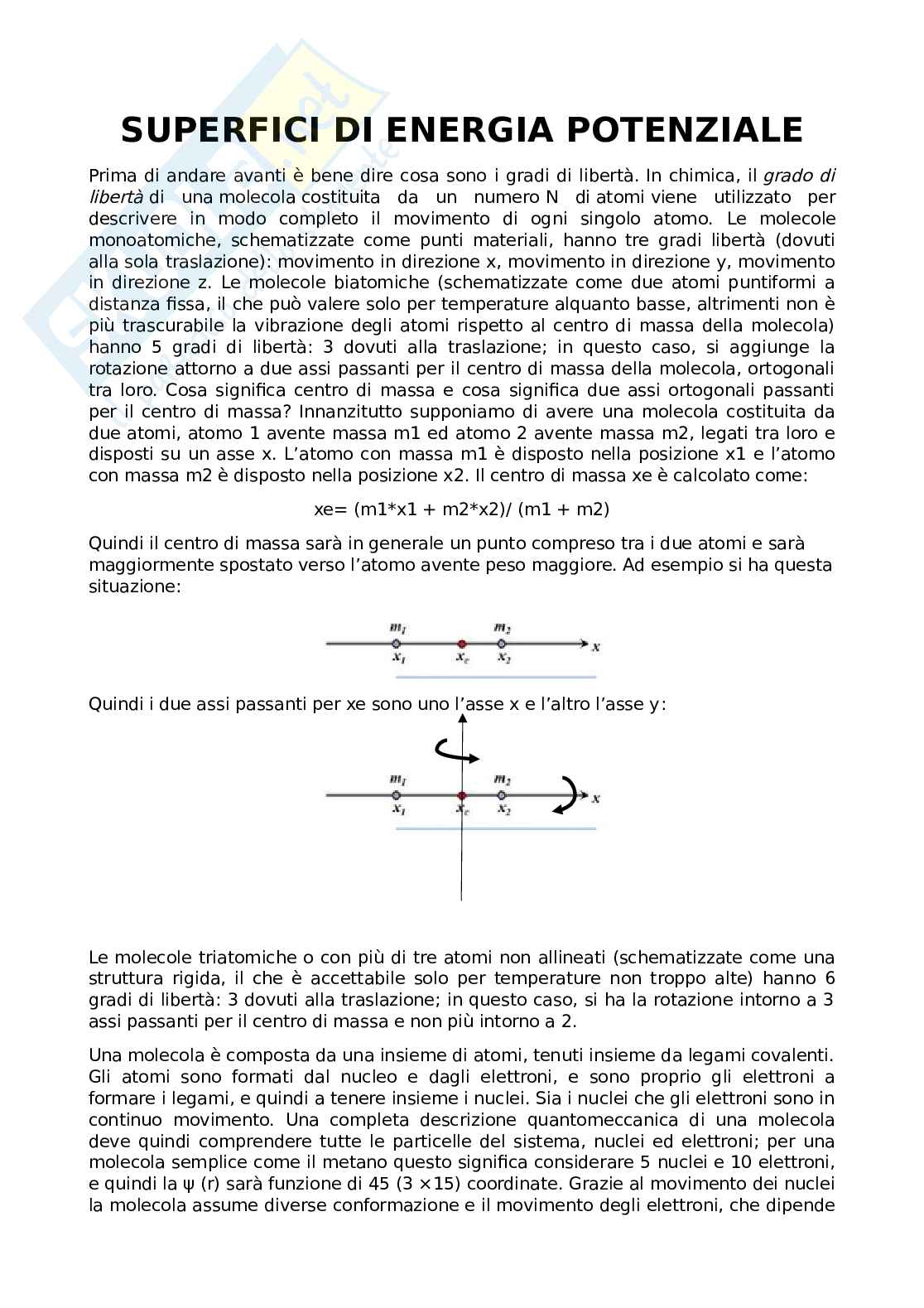 2 Superfici di energia potenziale Pag. 1