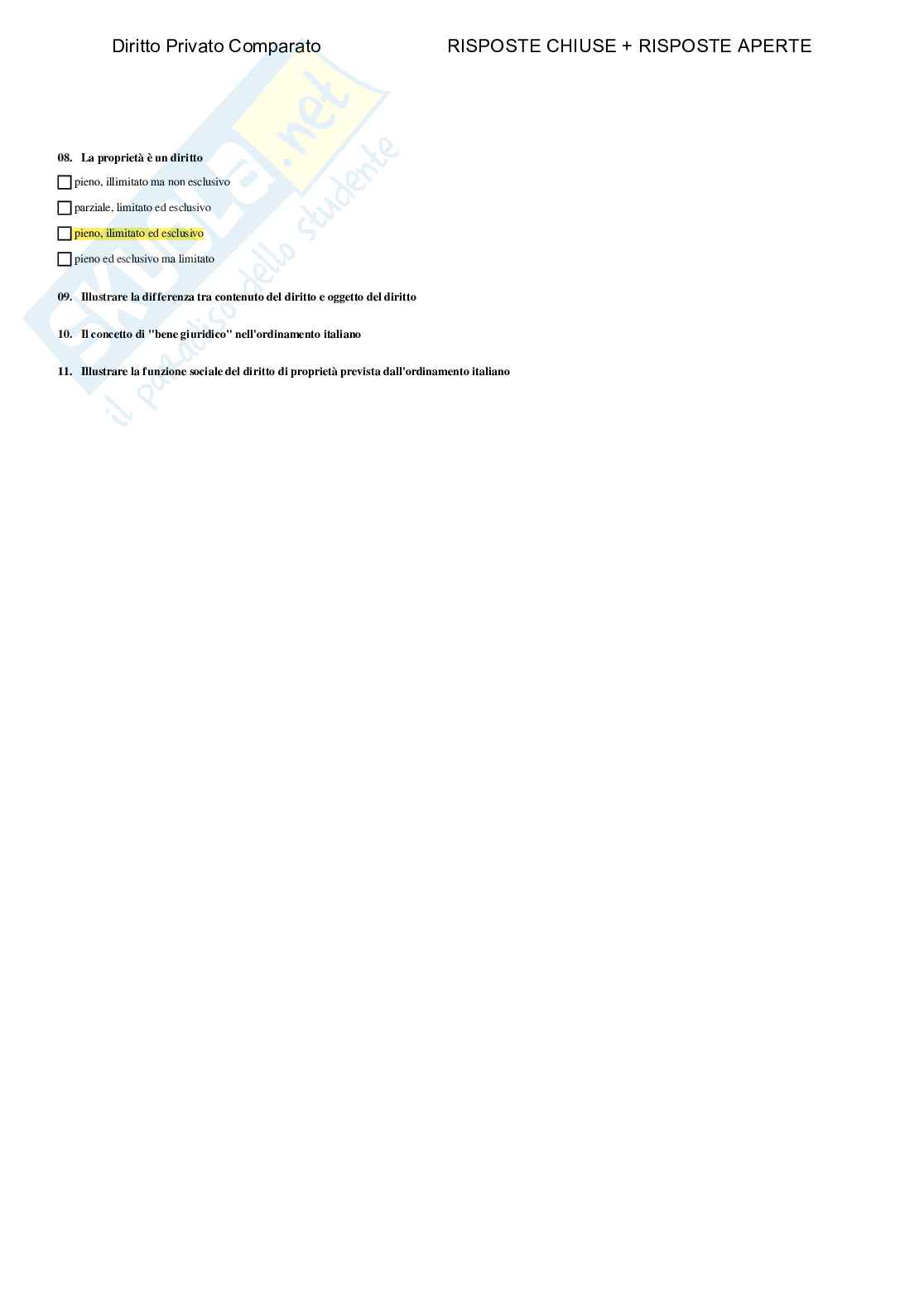 Diritto privato comparato - Paniere compilato Pag. 41