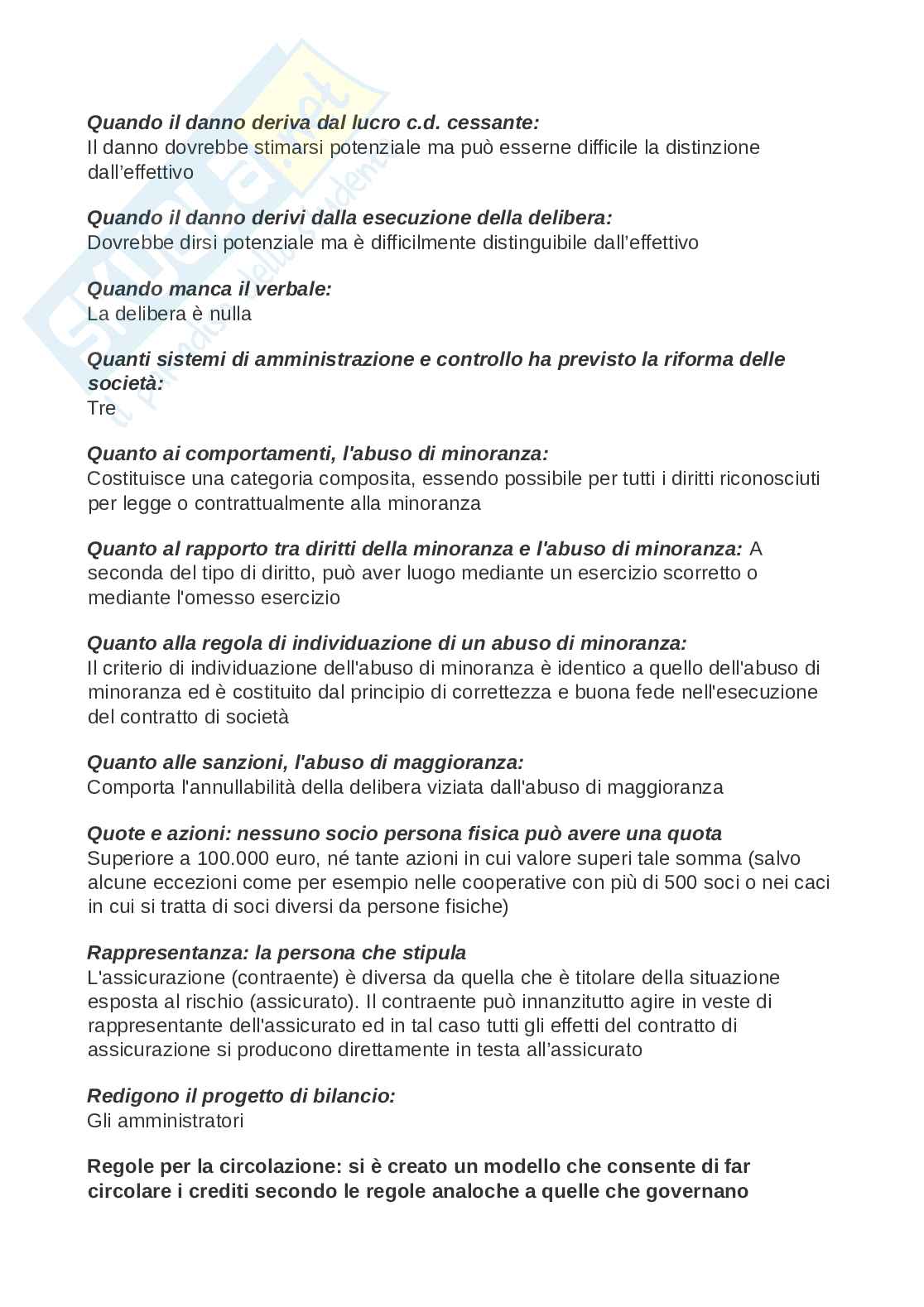 Paniere esame Diritto commerciale Pag. 41