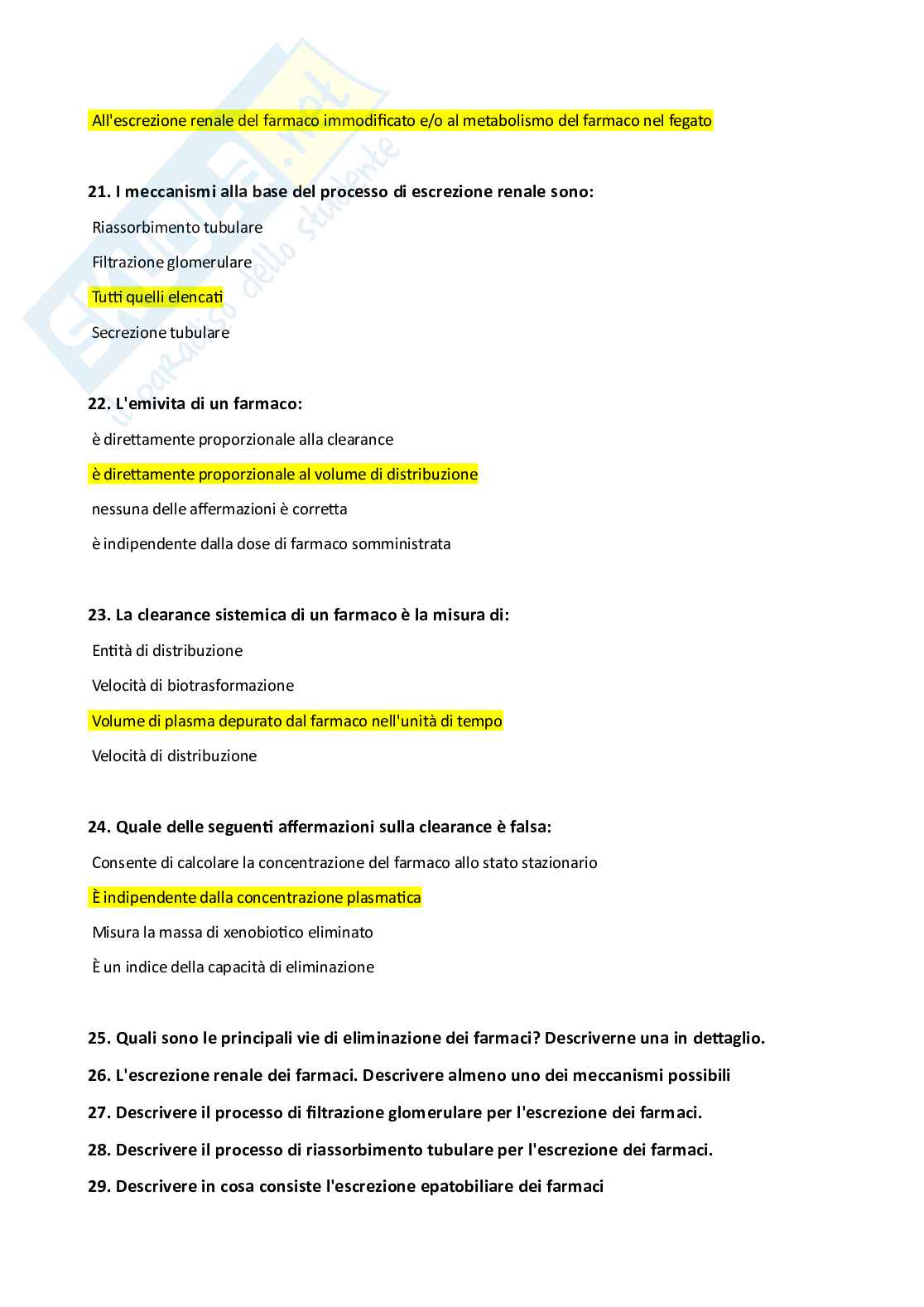 Paniere + fuori paniere di Farmacologia Pag. 31