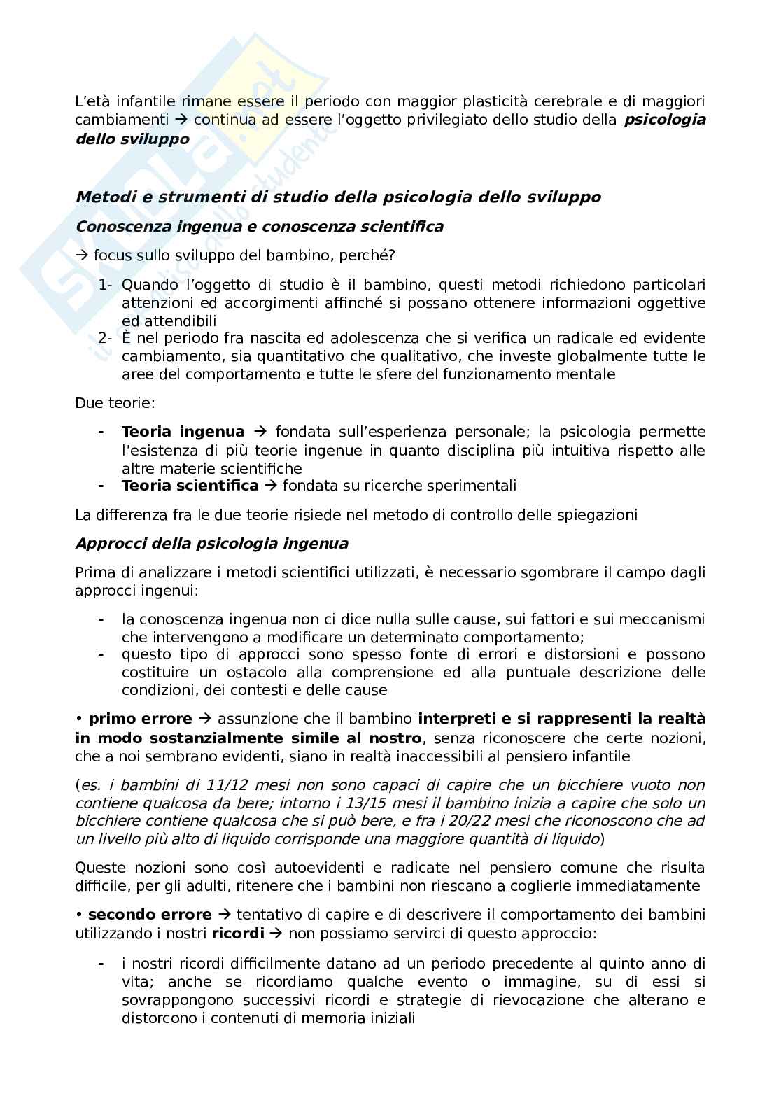 Appunti Psicologia dello sviluppo Pag. 2