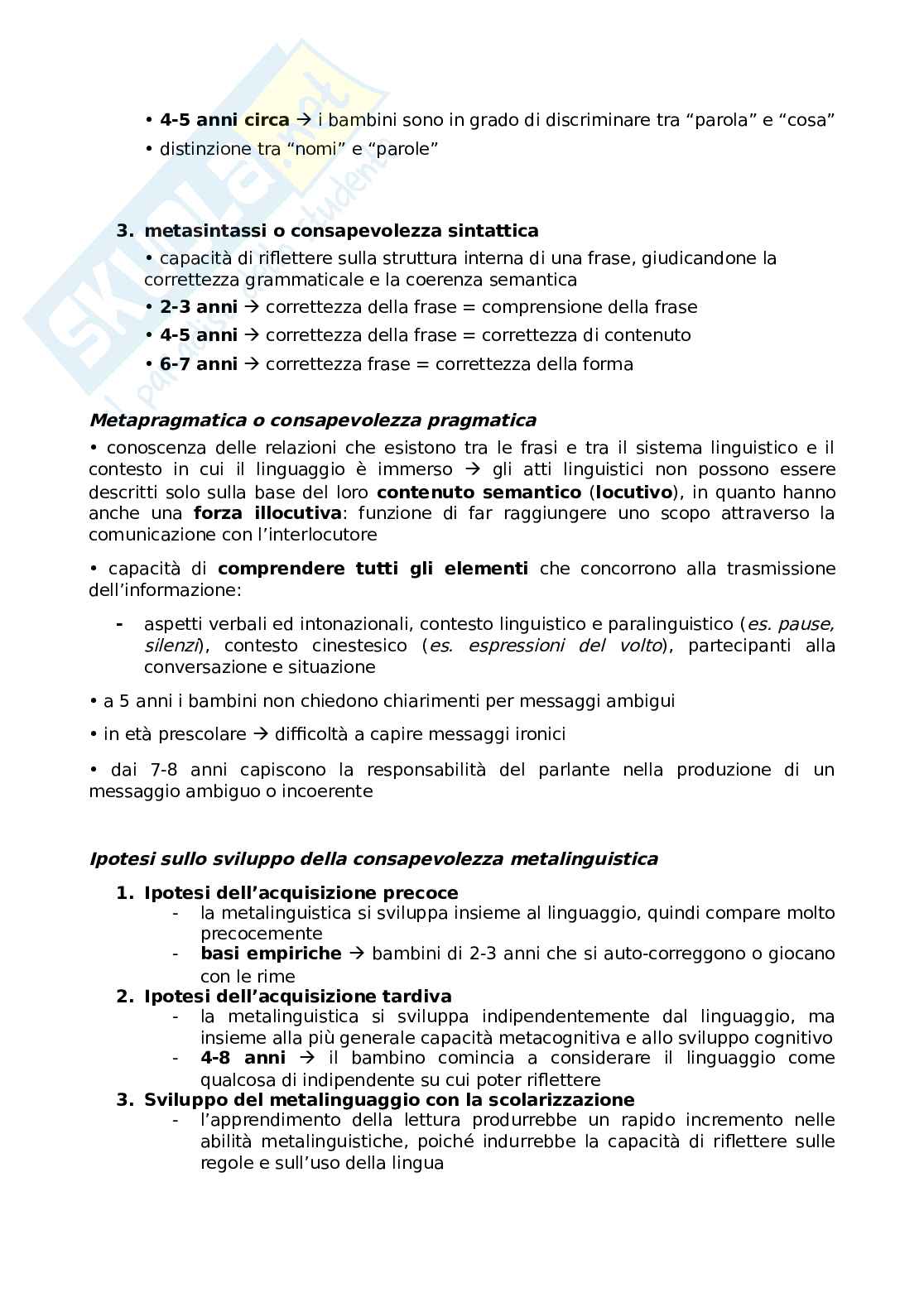 Appunti Psicologia dello sviluppo Pag. 41