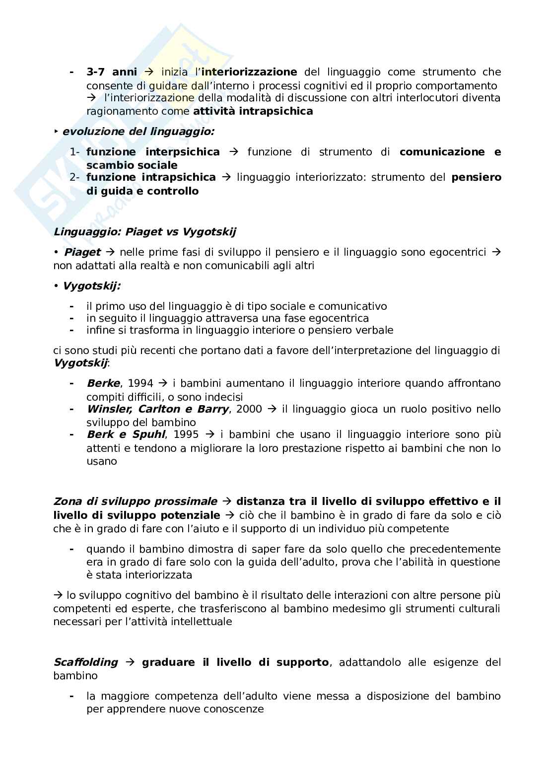 Appunti Psicologia dello sviluppo Pag. 86