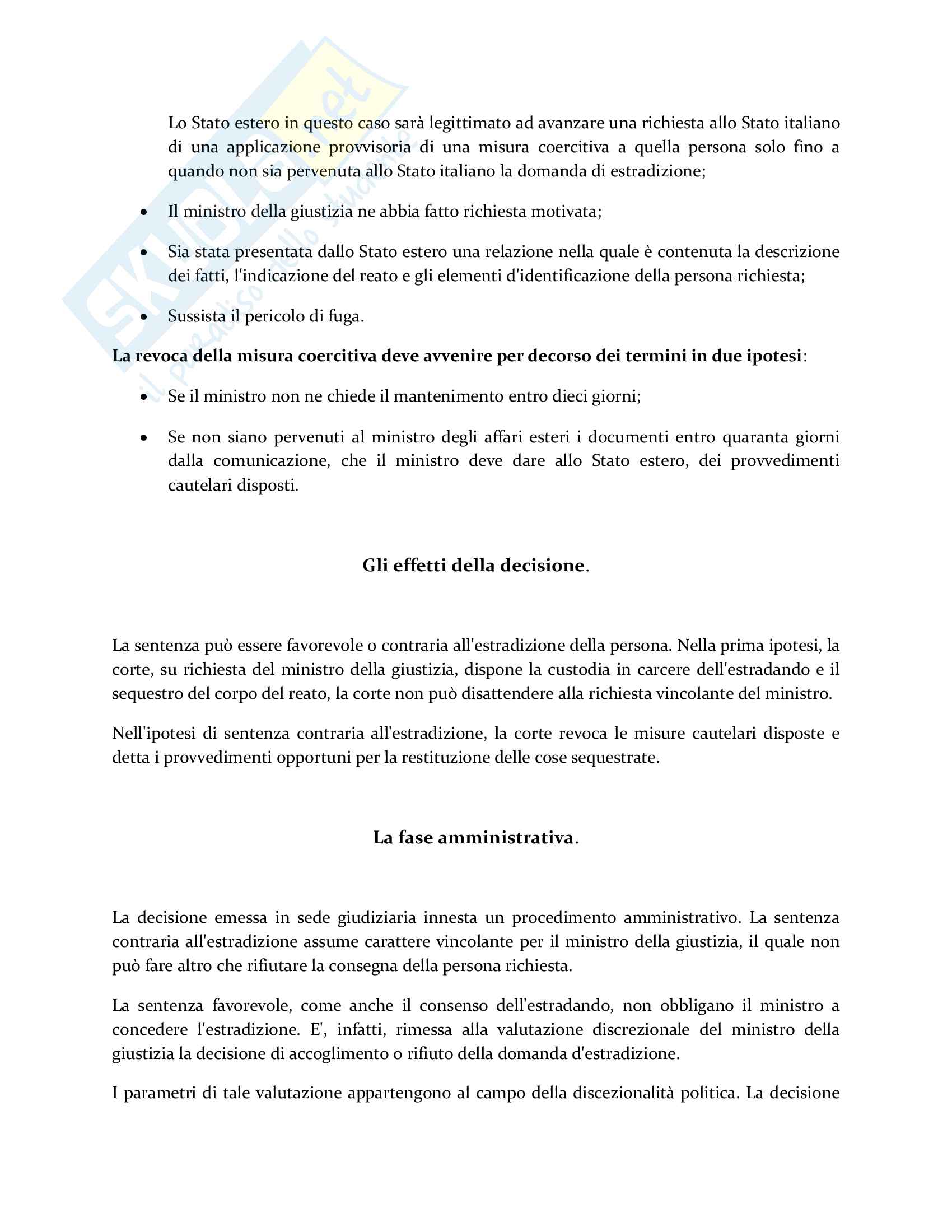 Riassunto - Diritto penale transnazionale - Pag. 16