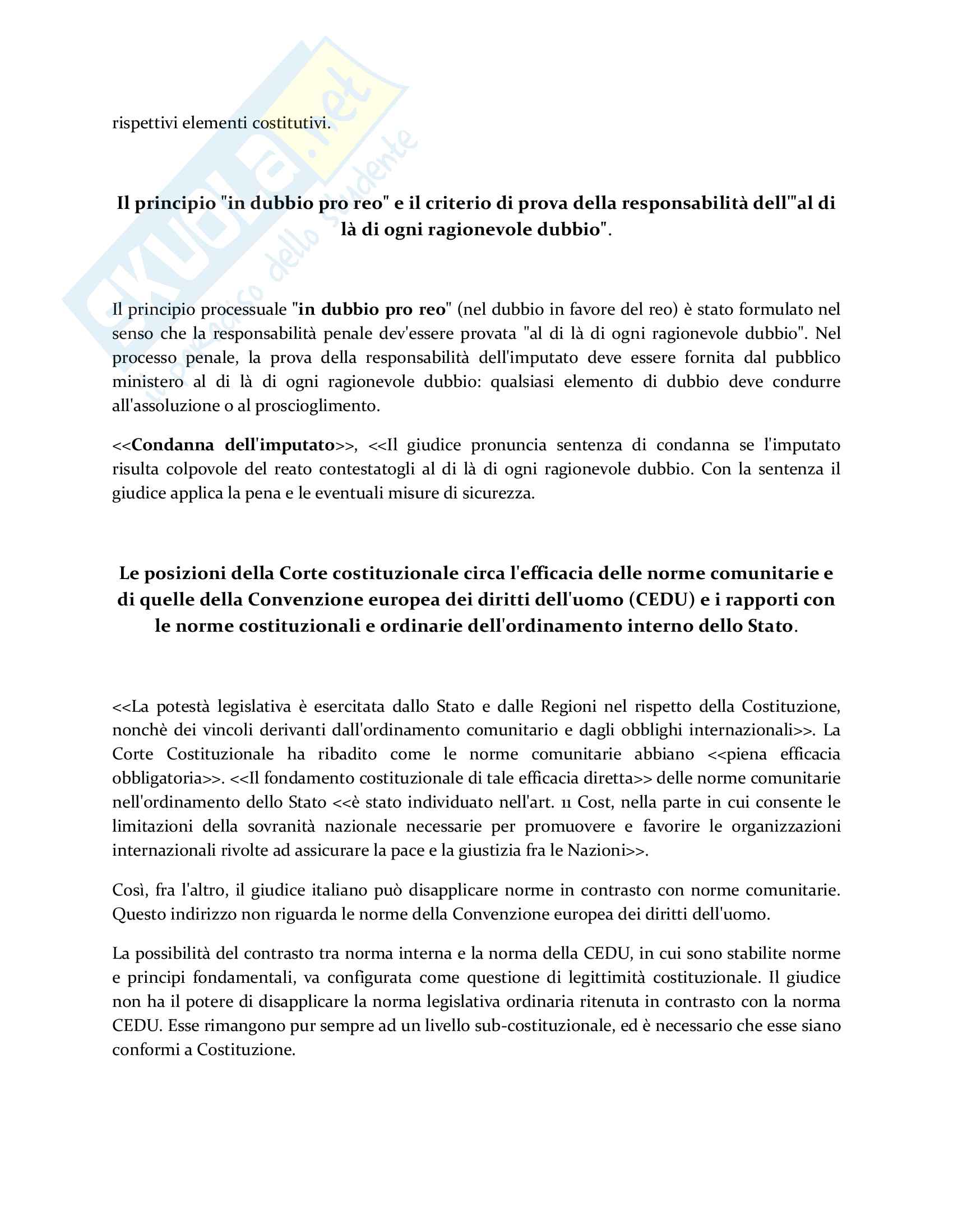Riassunto - Diritto penale transnazionale - Pag. 6