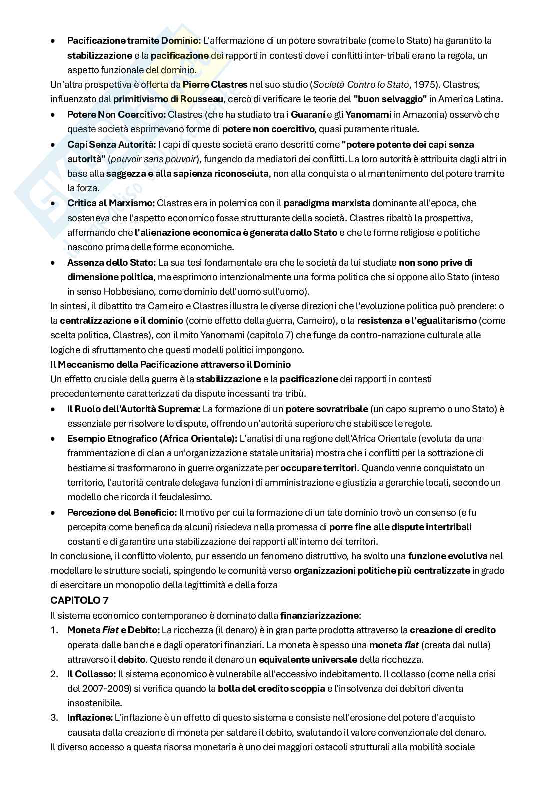 Riassunto esame Antropologia culturale, Prof. Elena Raluca Buia, libro consigliato Antropologia culturale. Un approccio per problemi , Robbins Pag. 21