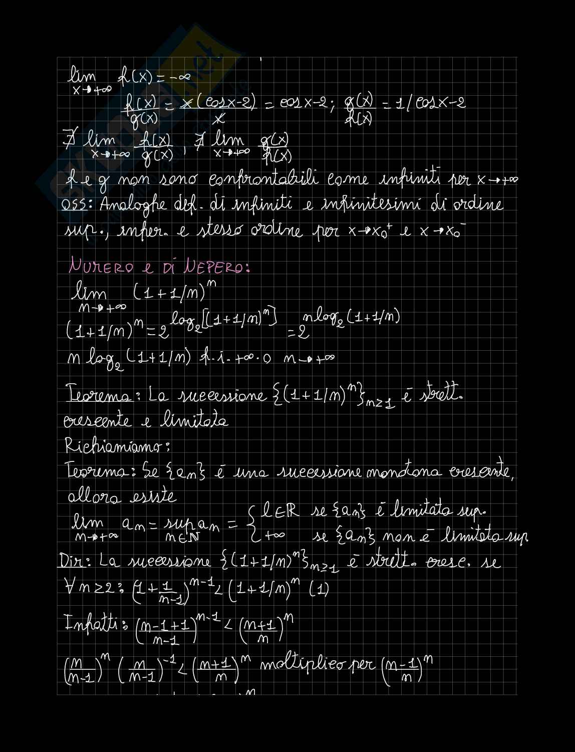 Seconda parte appunti Analisi 1 Pag. 26