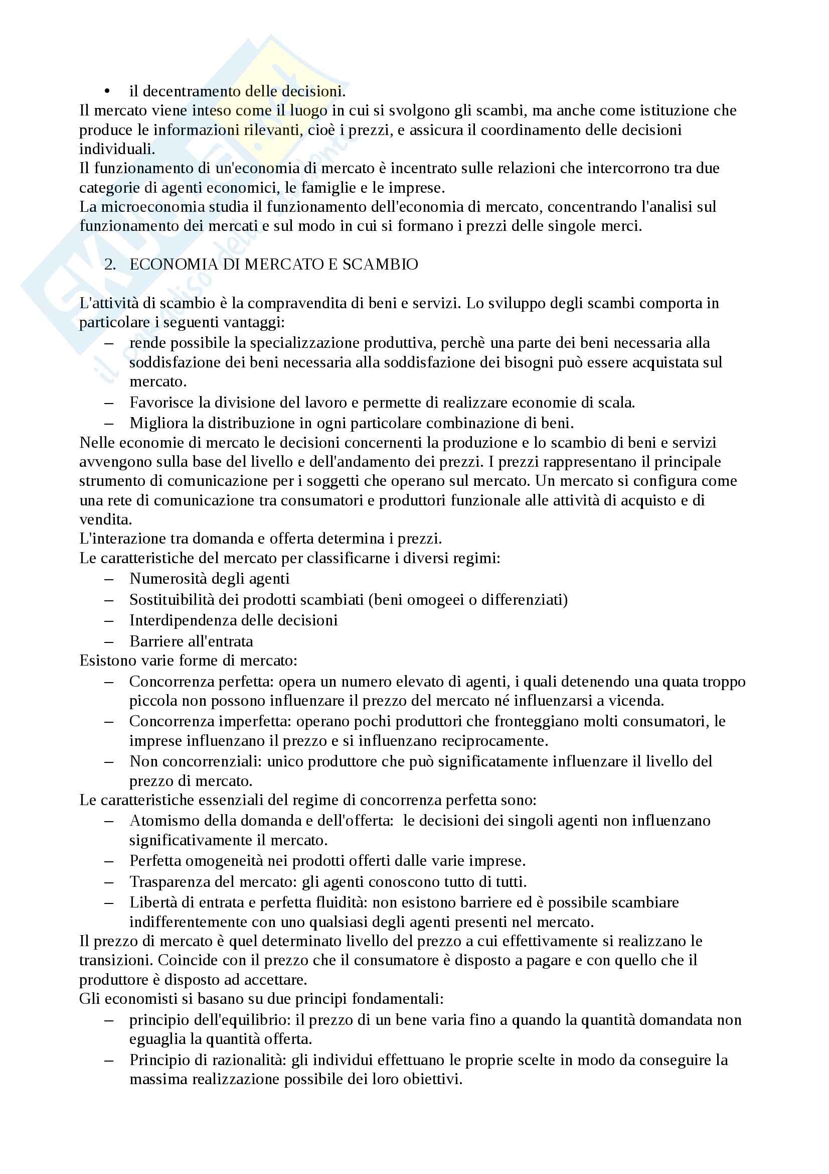 Microeconomia - Appunti Pag. 2