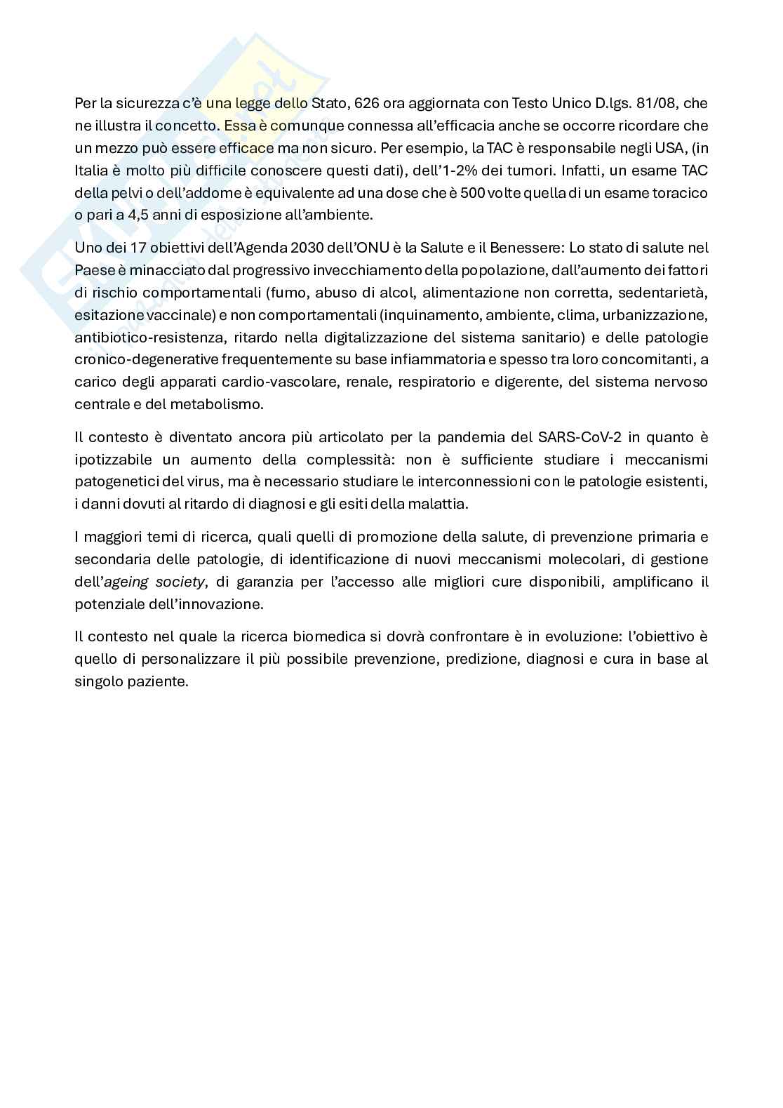Appunti Lezione Collaudo delle tecnologie biomediche Pag. 2