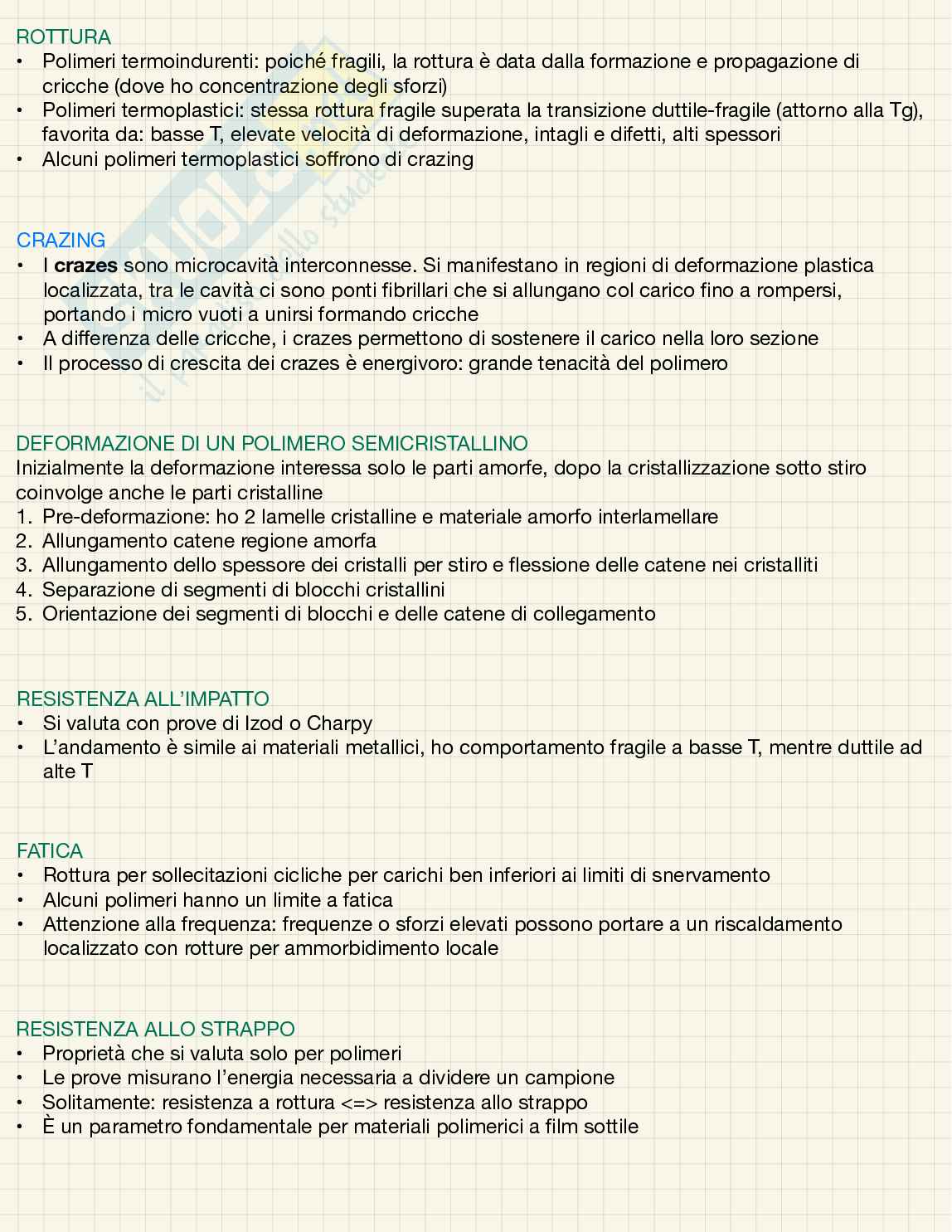 Materiali polimerici, compositi e ceramici Pag. 16