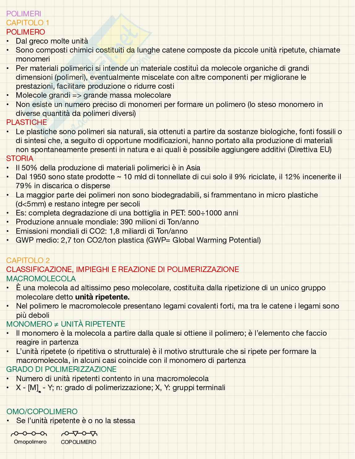 Materiali polimerici, compositi e ceramici Pag. 2
