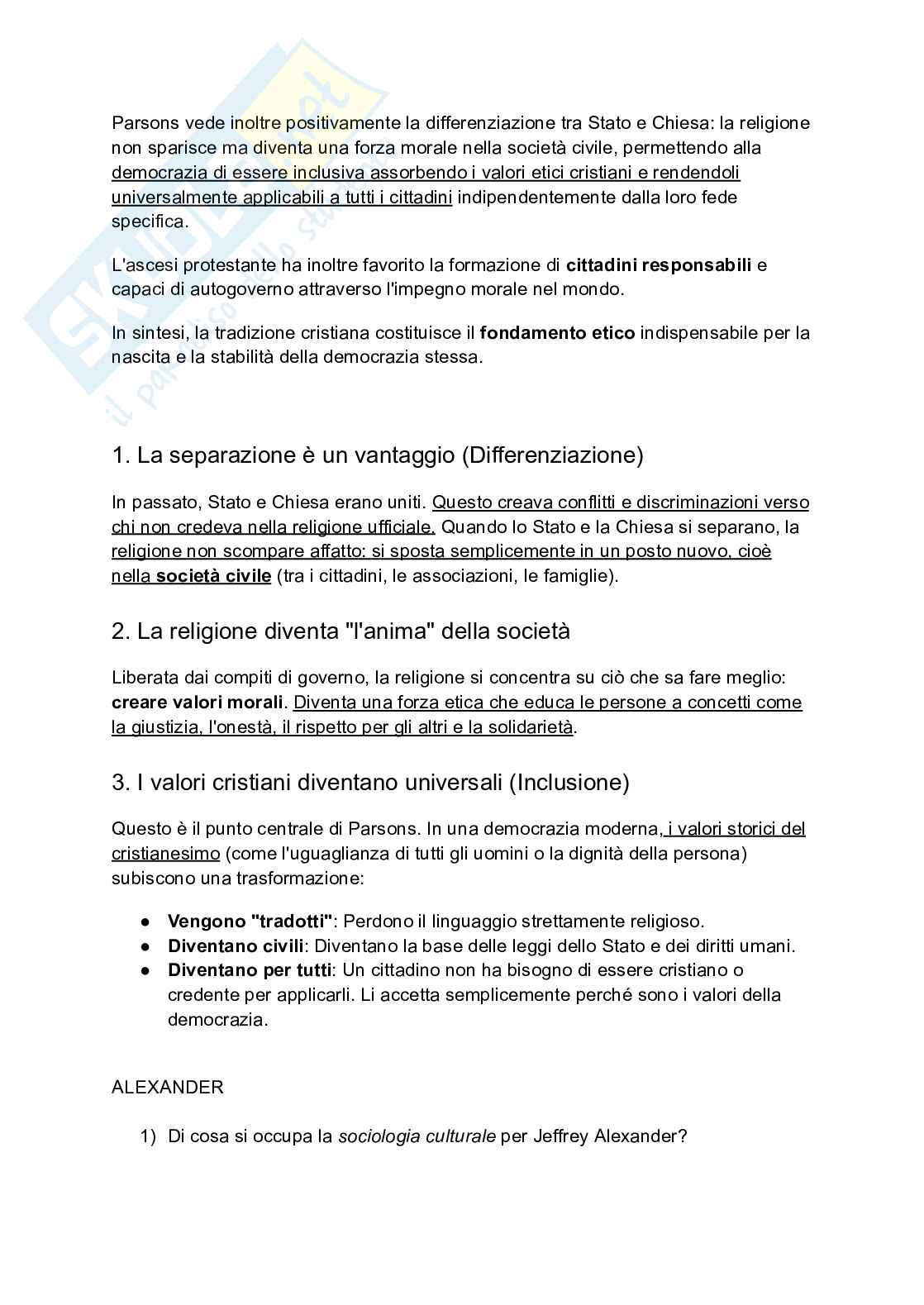 Domande aperte svolte dell'esame di Società, religioni e diritti umani Pag. 11