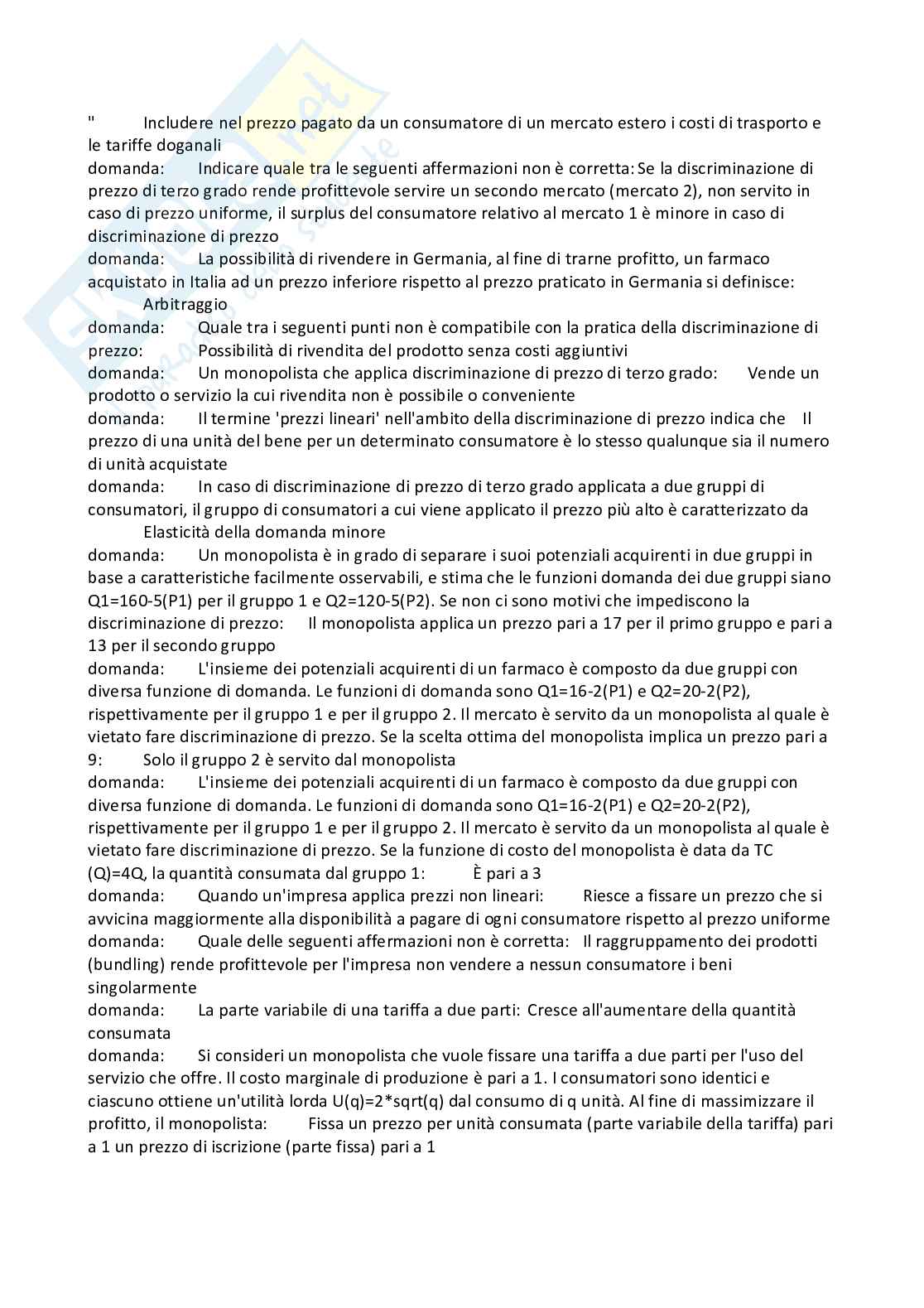 Economia e gestione dei sistemi industriali  Pag. 6