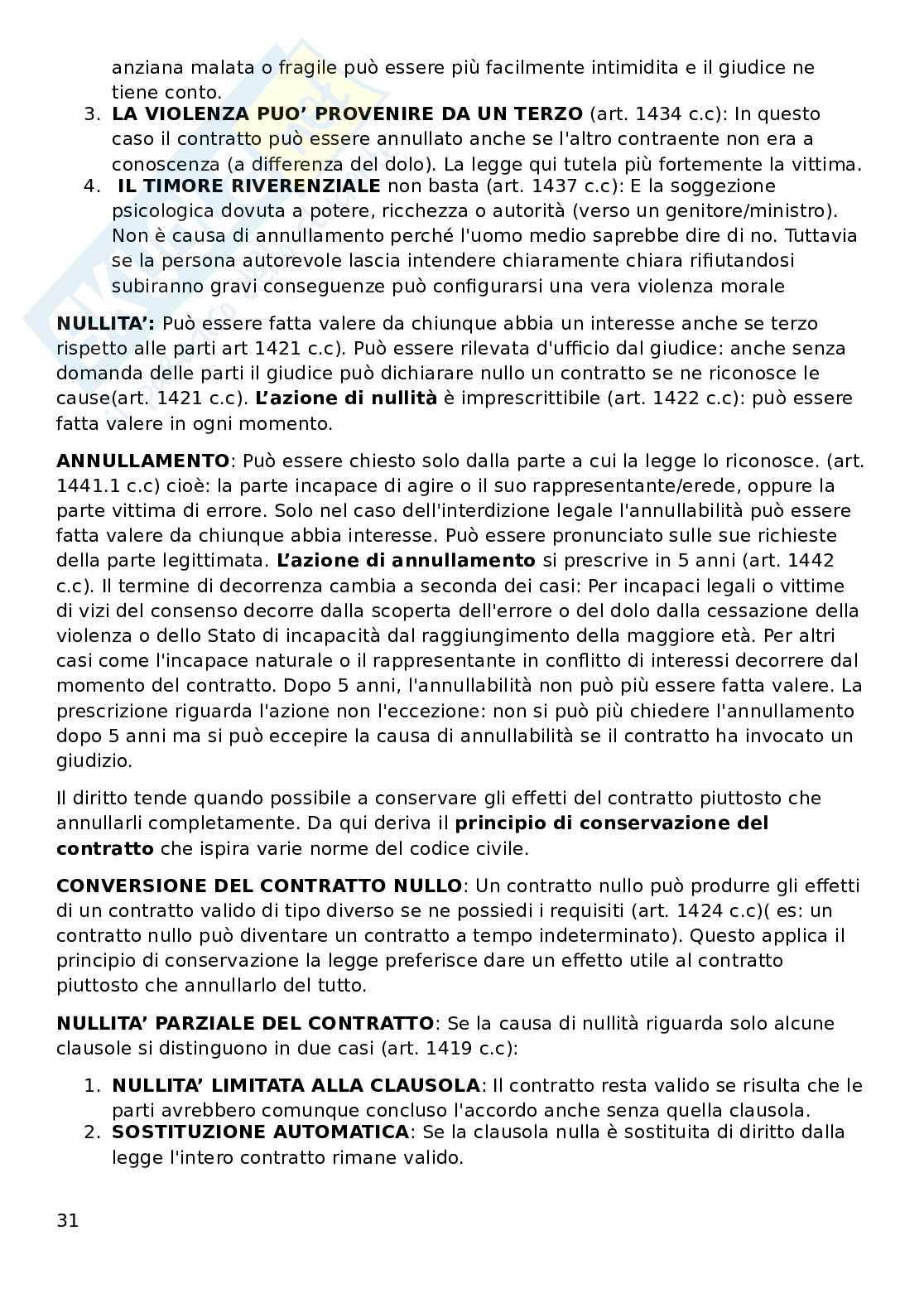 Diritto privato  Pag. 31