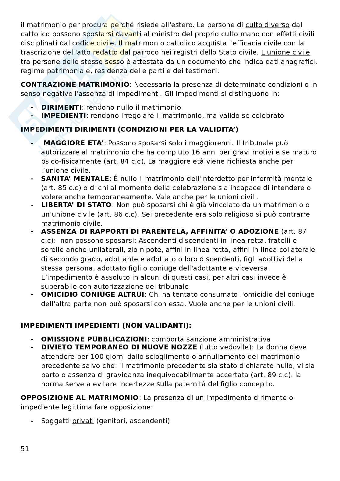 Diritto privato  Pag. 51