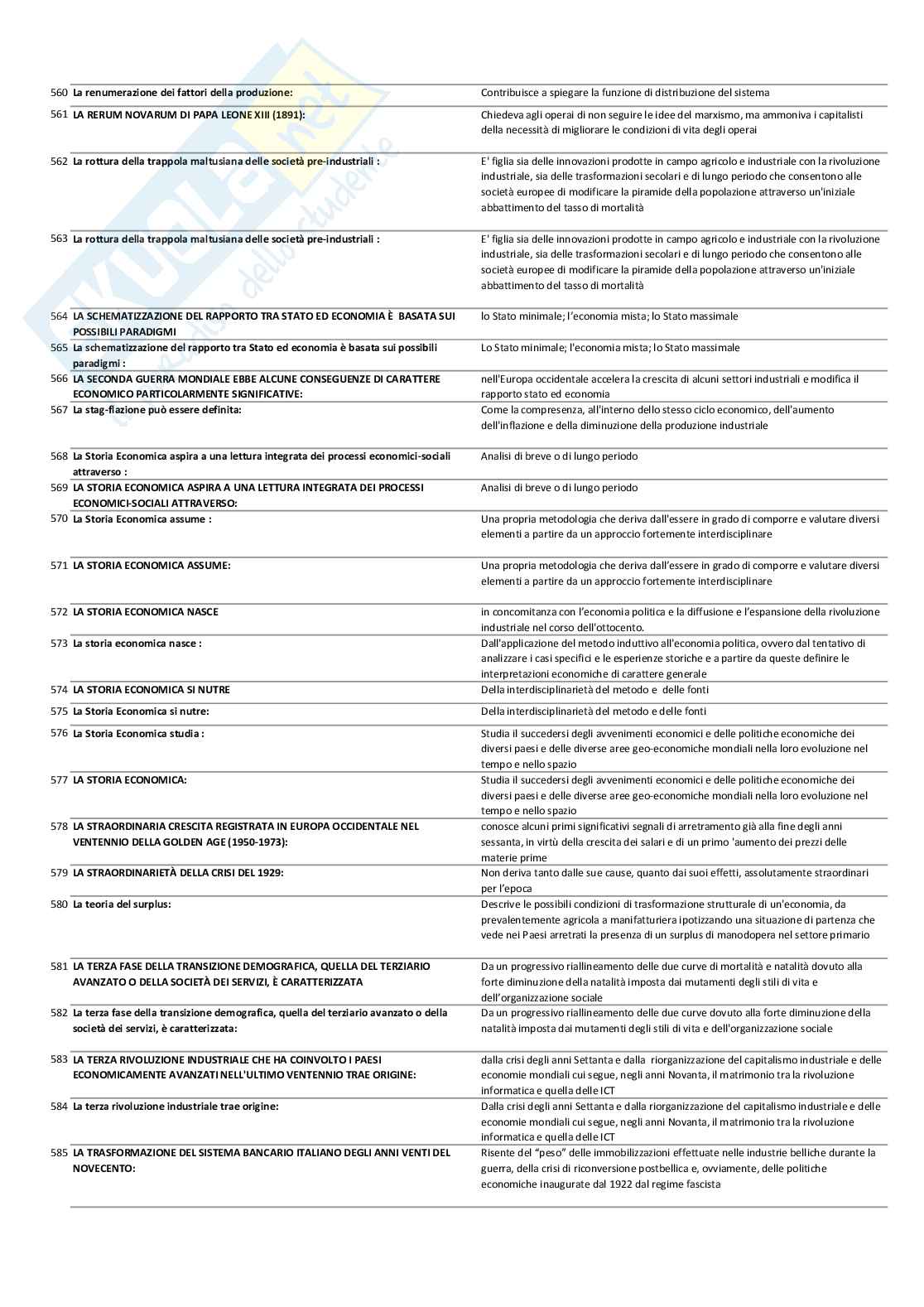 Storia economica, domande Pag. 21