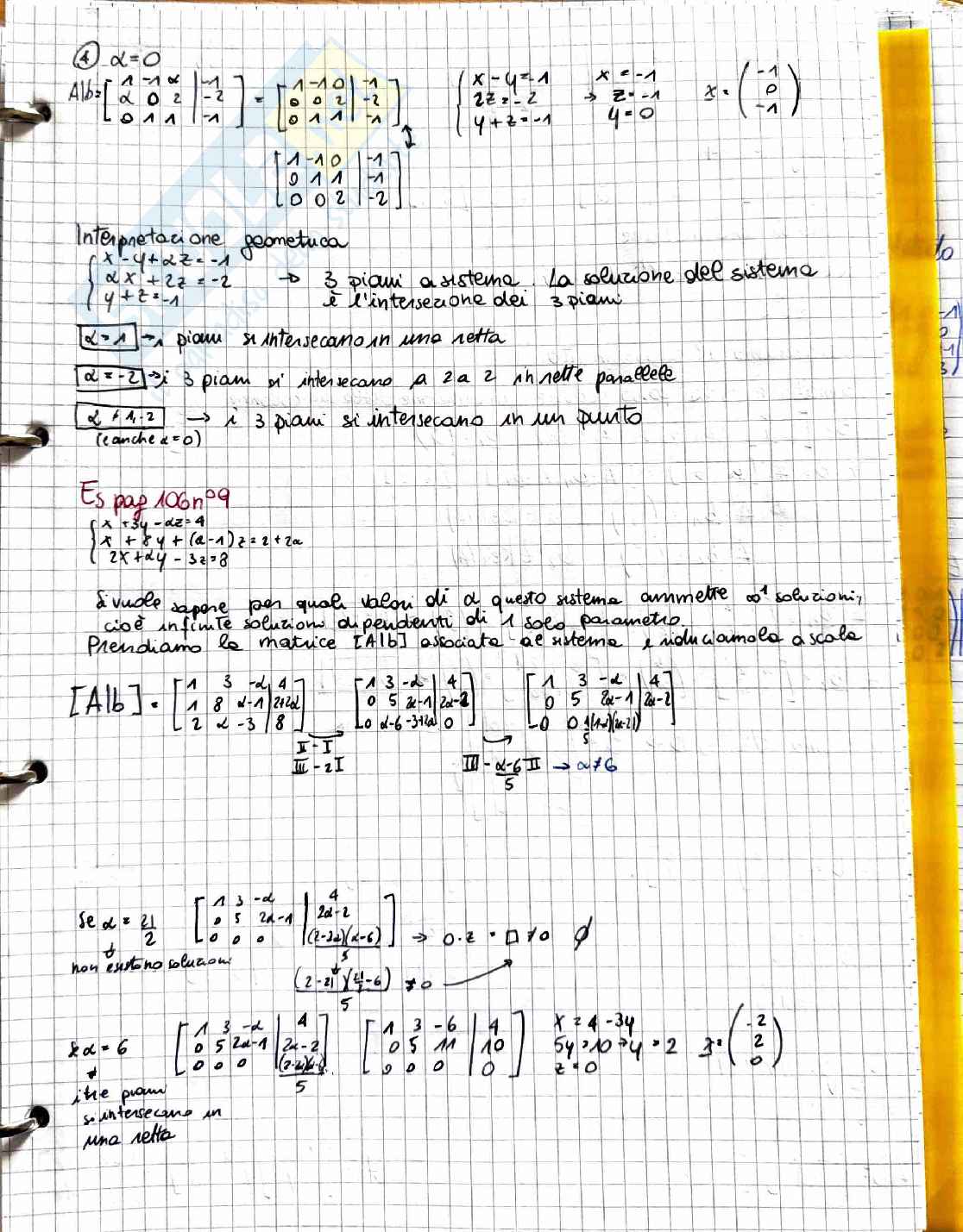 Esercizi Svolti Geometria e algebra lineare: operazioni con vettori e combinazioni lineari Pag. 11